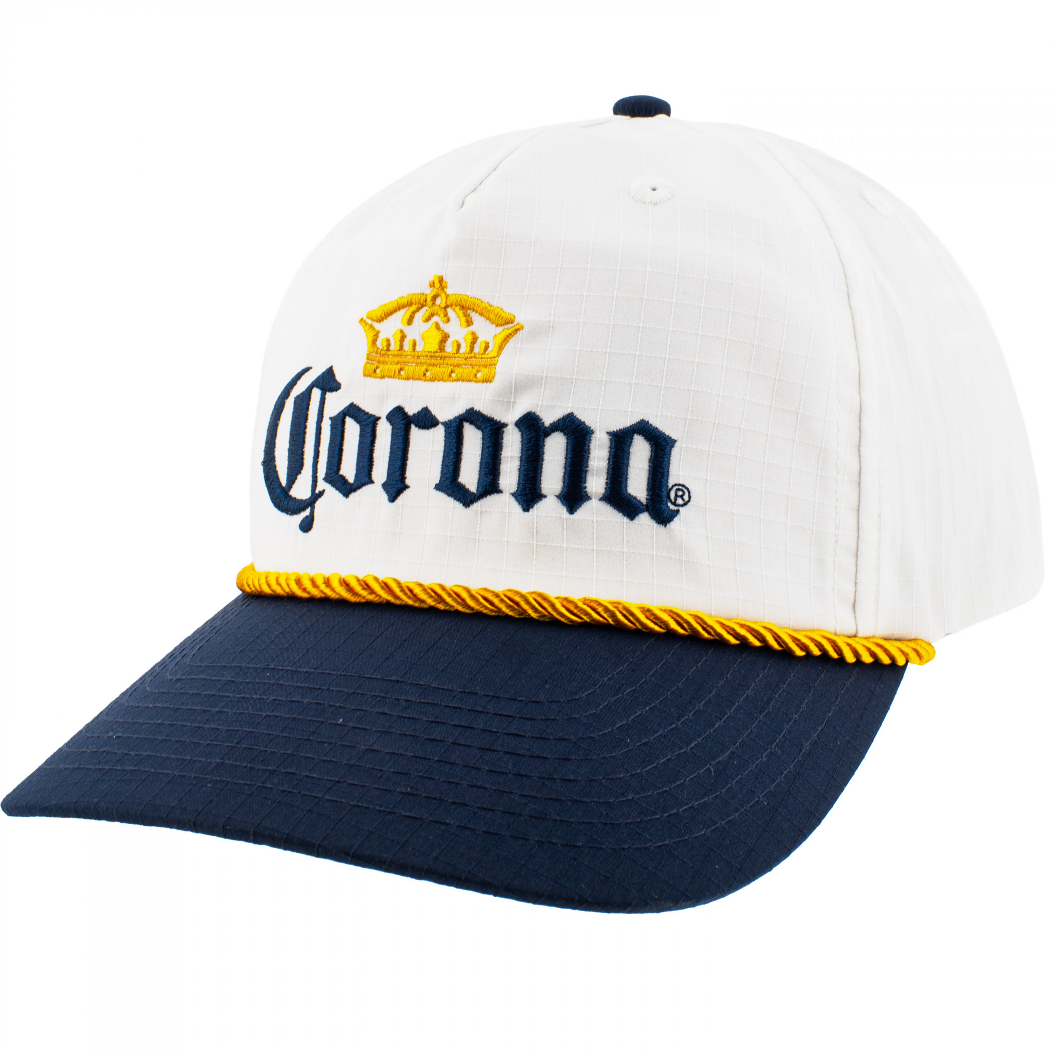Corona Extra Logo Embroidered Patch Snapback Hat with Rope