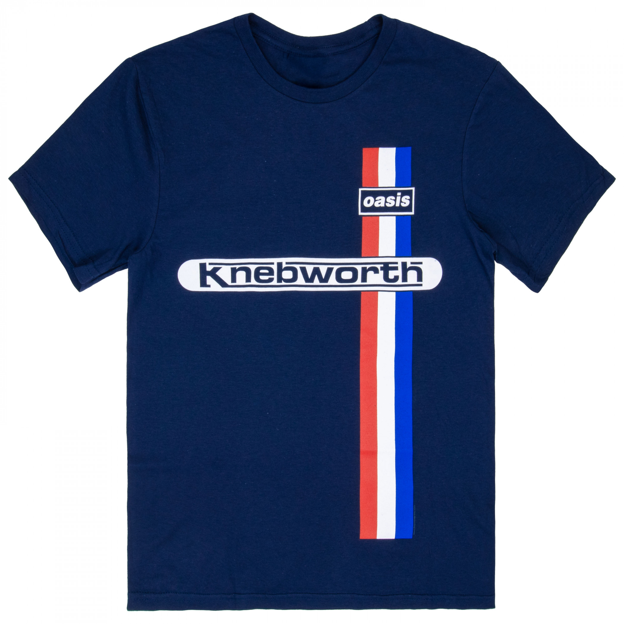 Oasis Knebworth Vatical Stripe T-Shirt