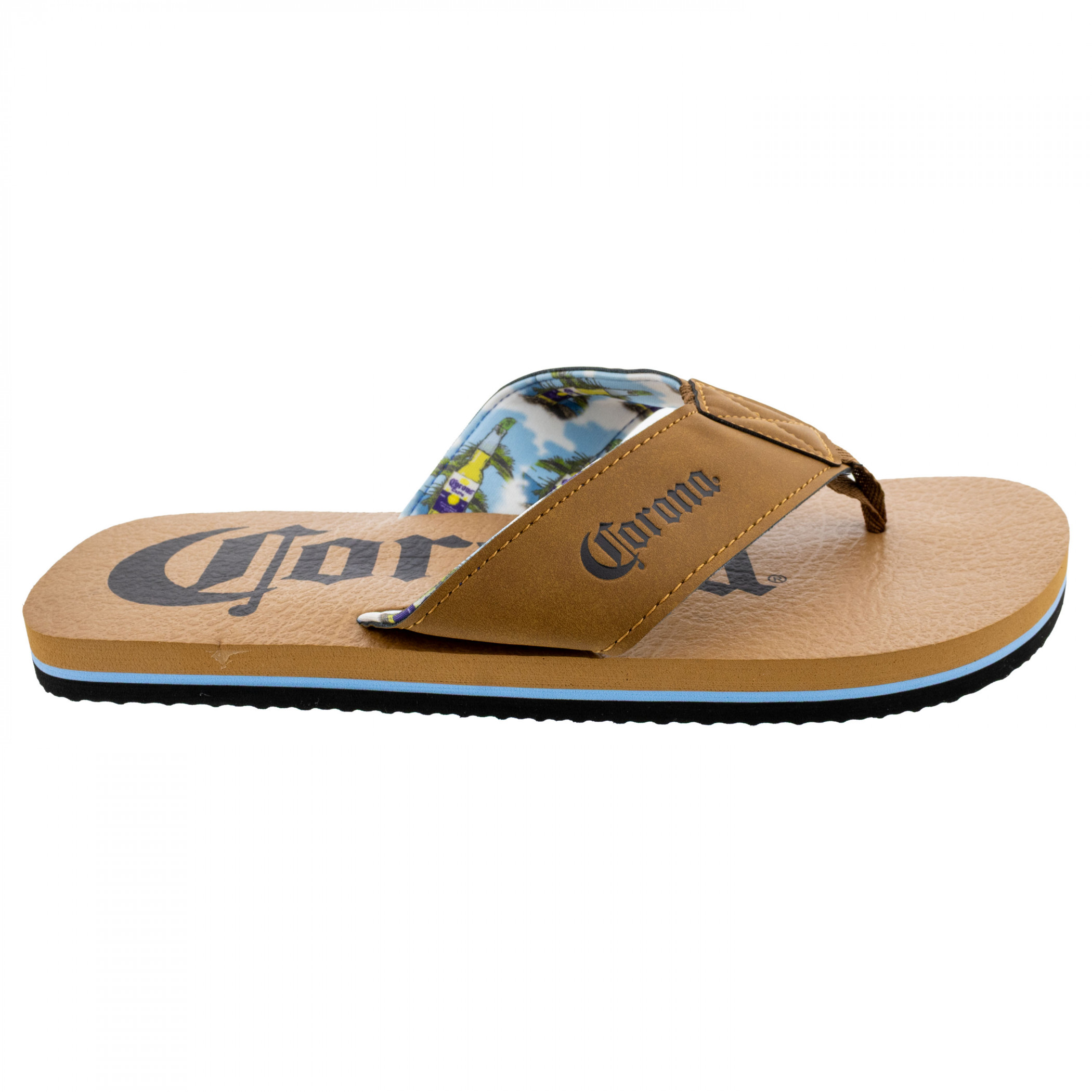 Corona Extra Bottle Strap Flip Flop Sandals with Bottle Opener