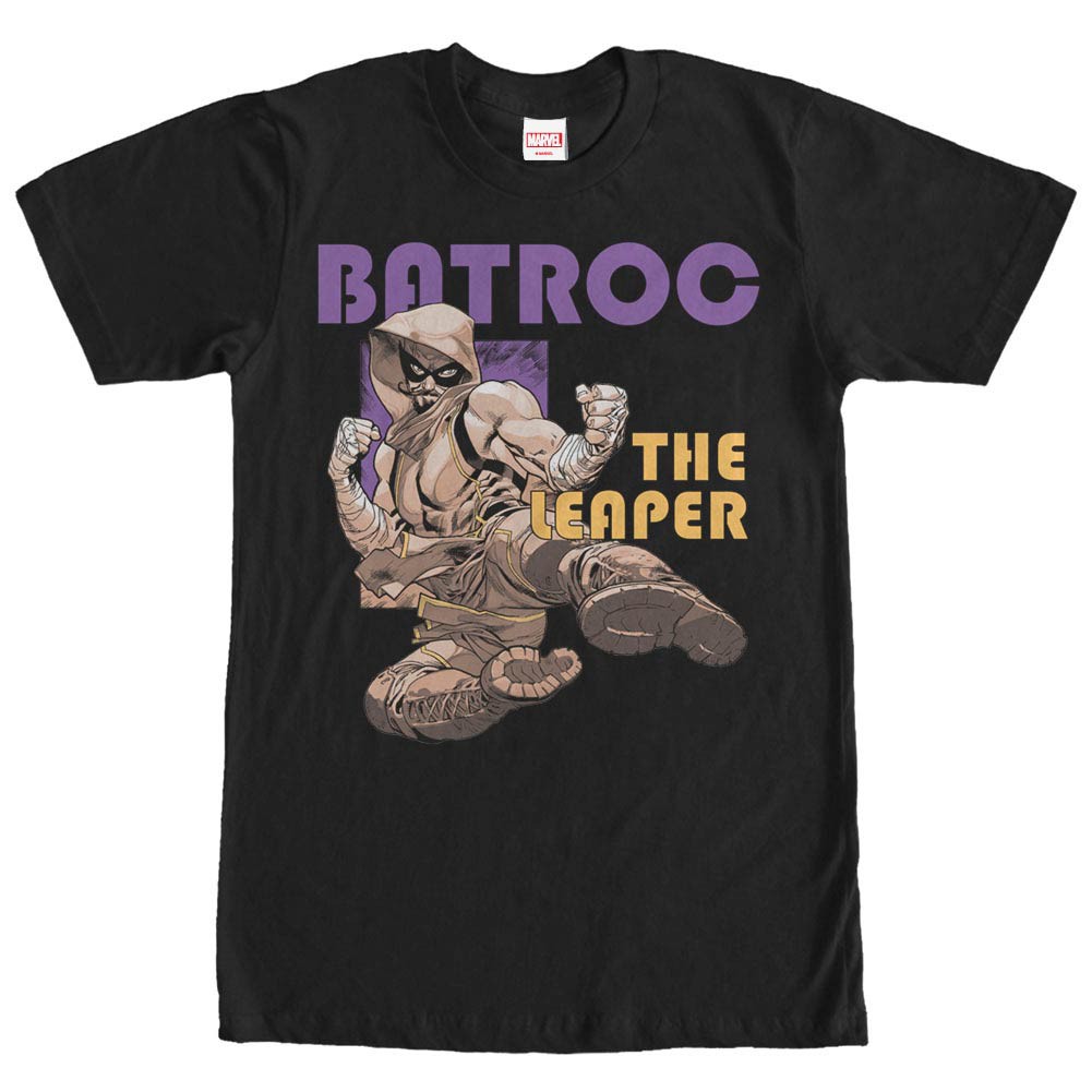 Marvel Teams The Leaper Black Mens T-Shirt, Black