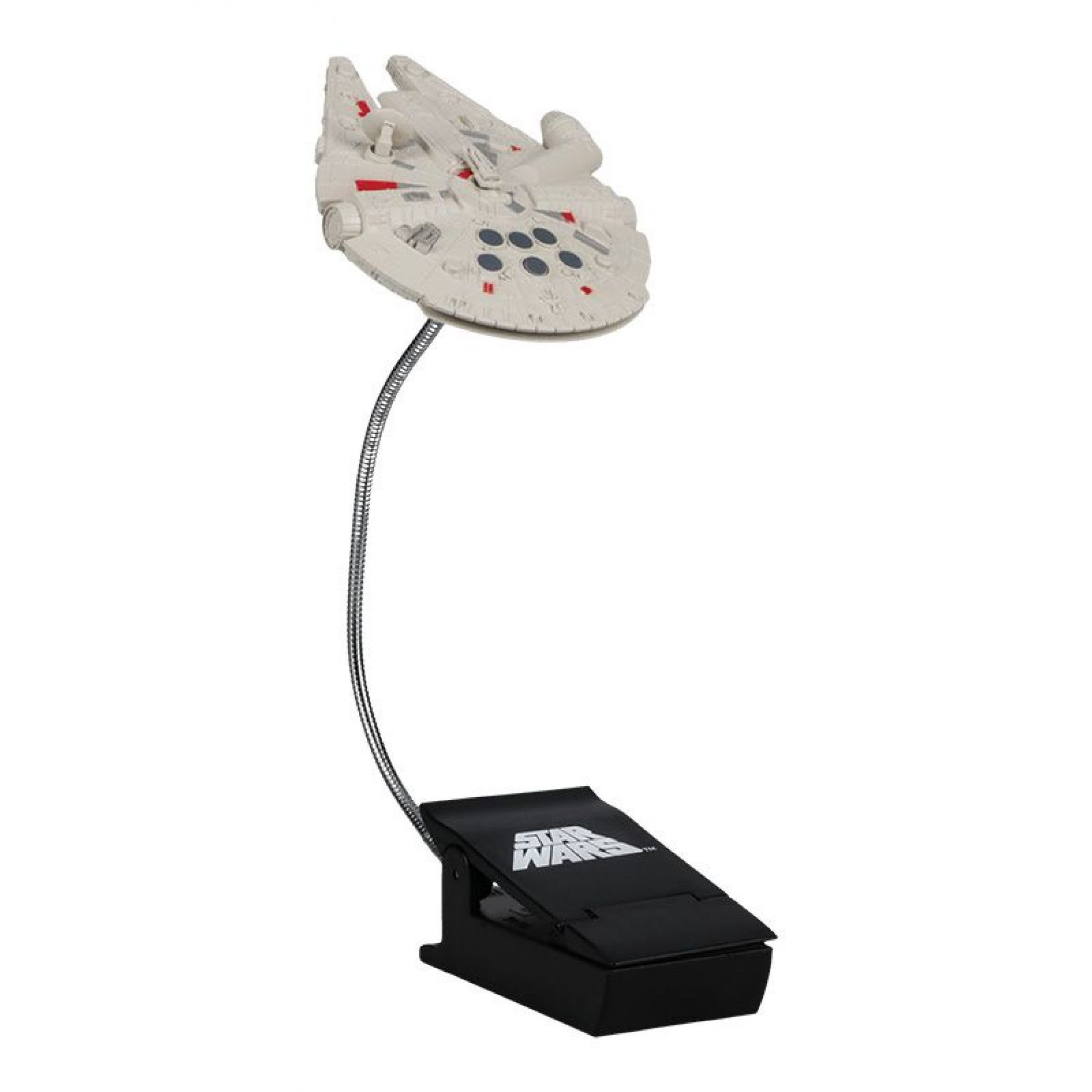 Star Wars Millennium Falcon Book Lamp, Silver