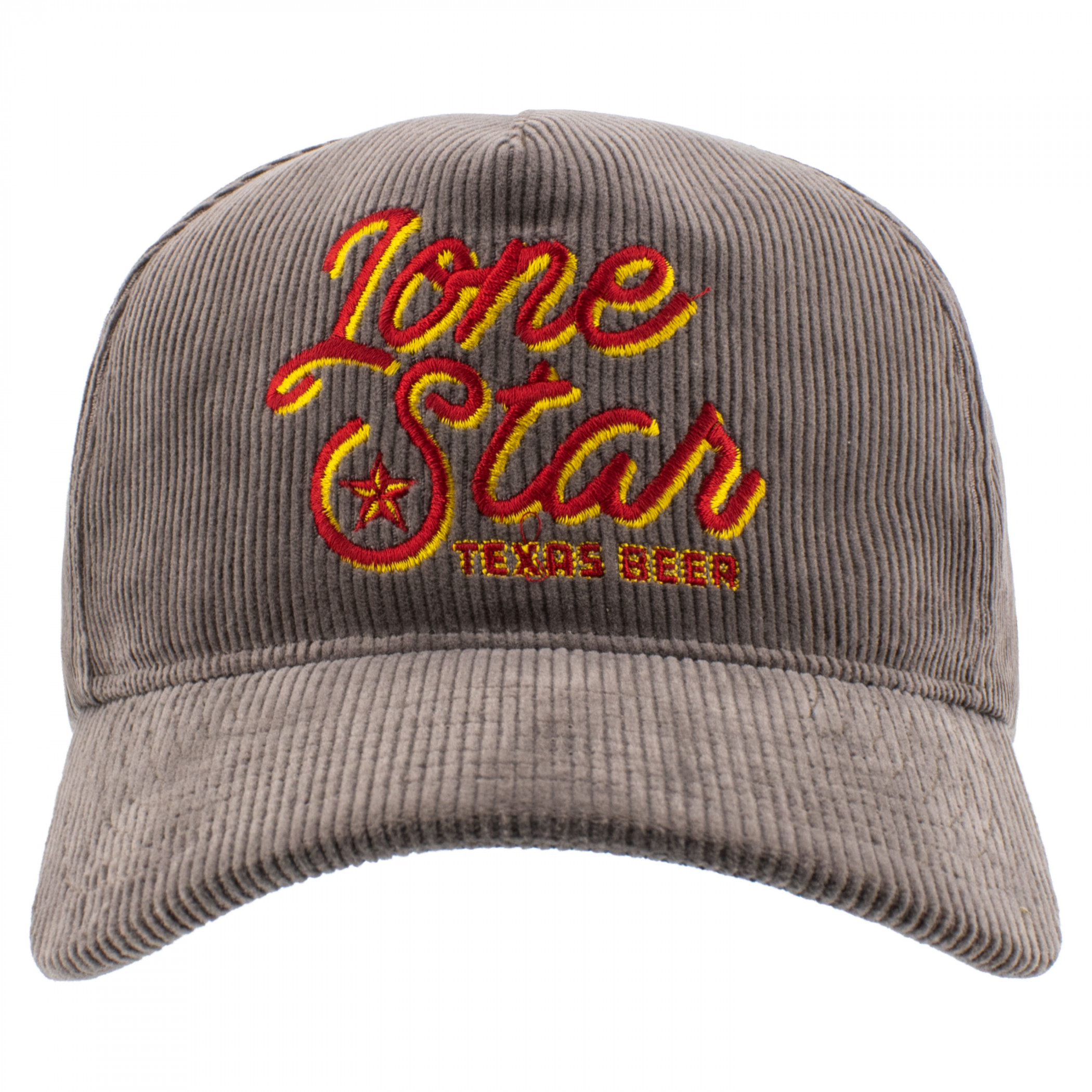 Lone Star Texas Beer Grey Corduroy 5-Panel Trucker Hat