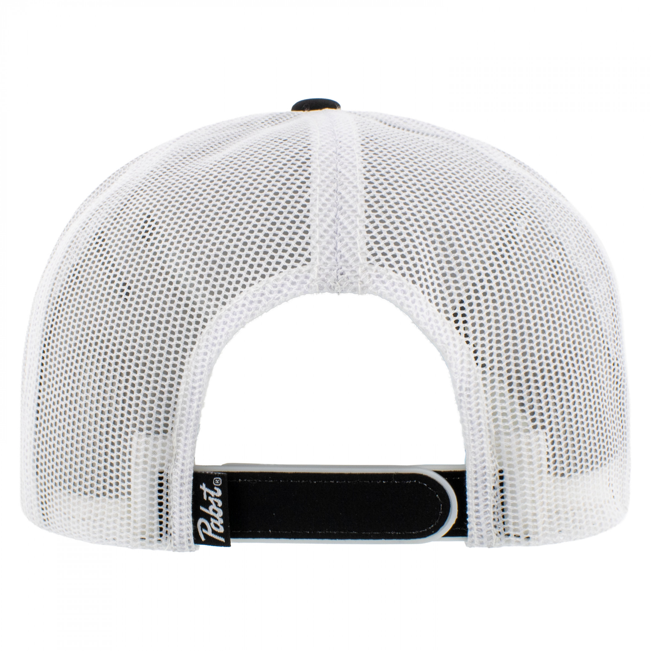 Pabst Blue Ribbon Black and White Trucker Hat with Logo Patch