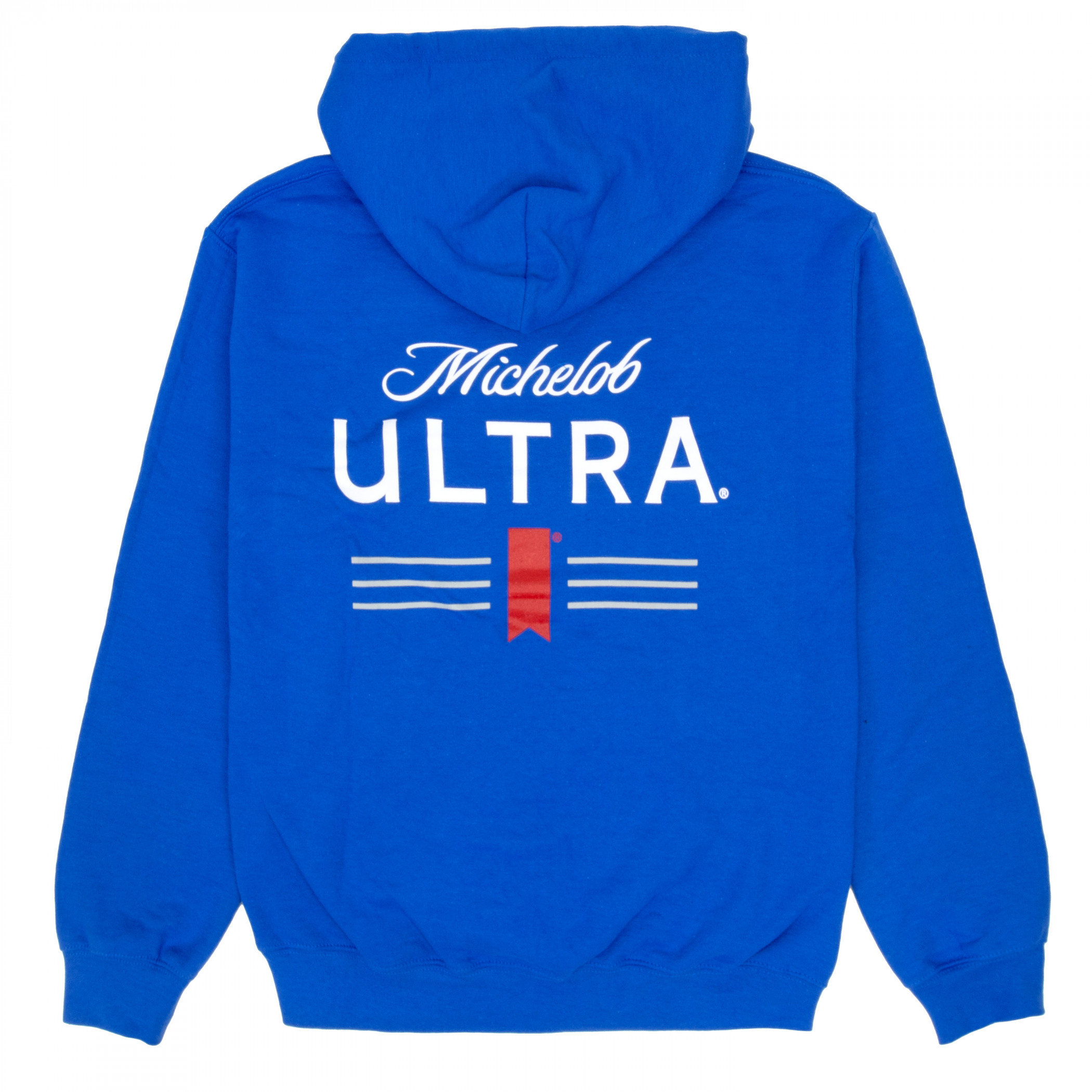 Michelob Ultra Classic Logo Blue Front and Back Print Hoodie
