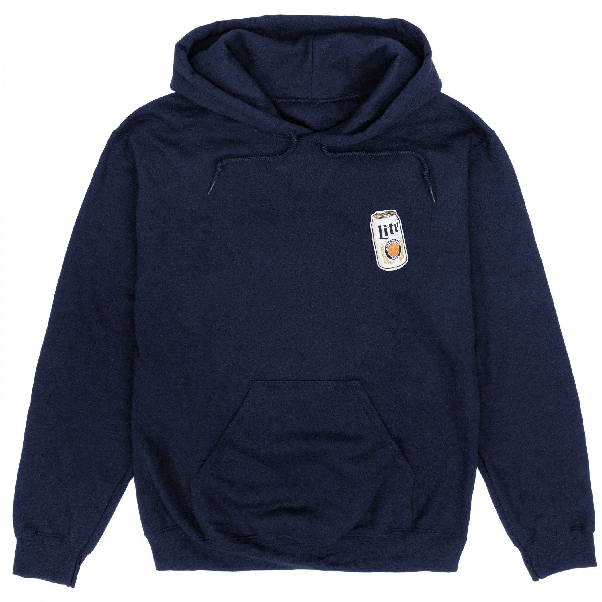 Miller Lite Can Icon Front and Back Print Hoodie
