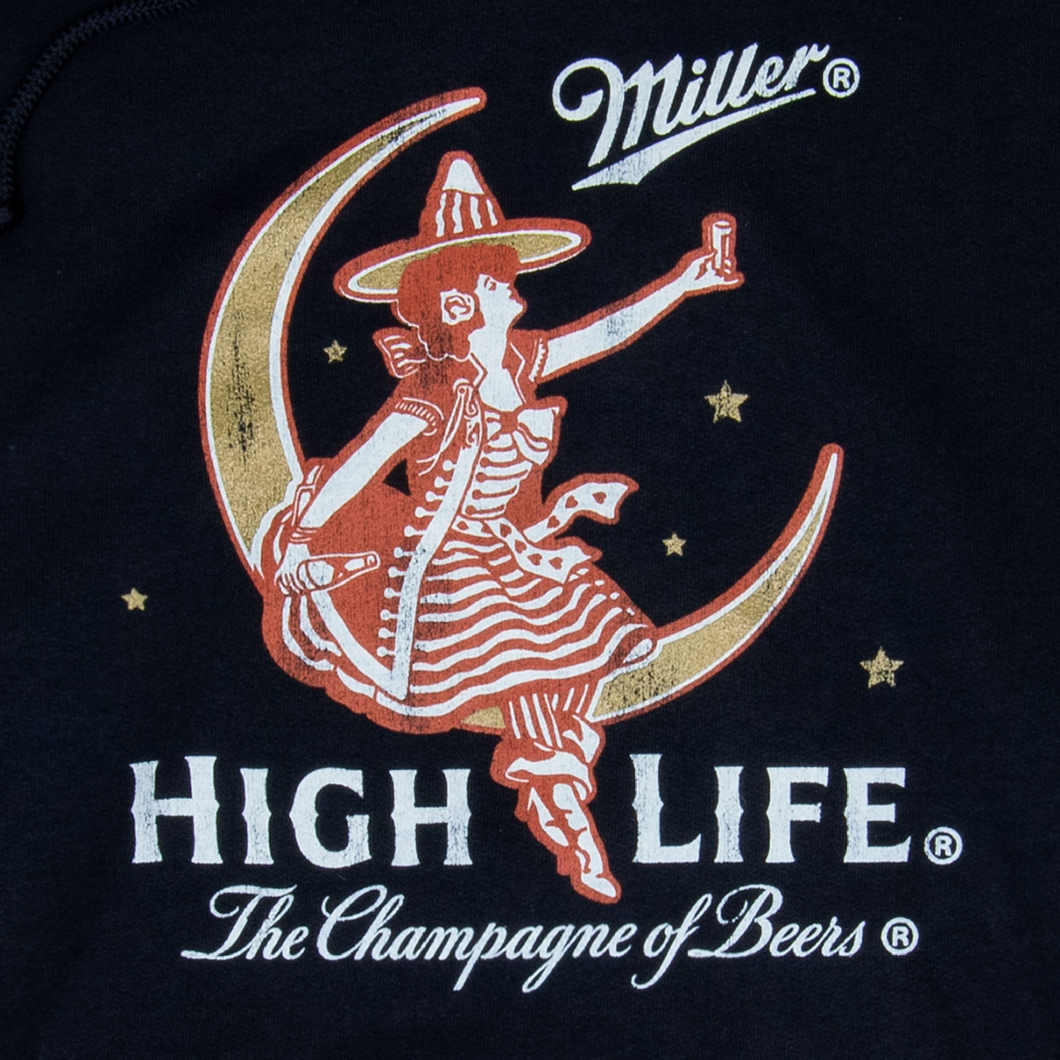 Miller High Life Girl in The Moon Hoodie - image 2