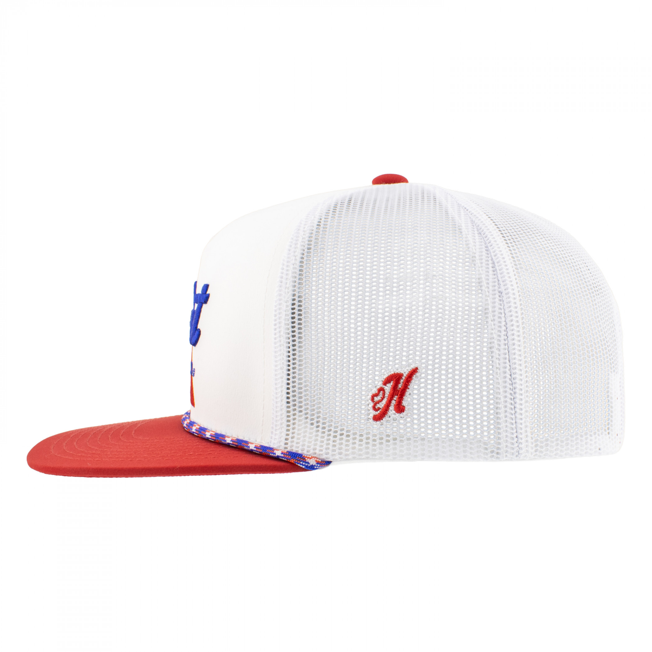 Pabst Blue Ribbon Embroidered Red & White Hat