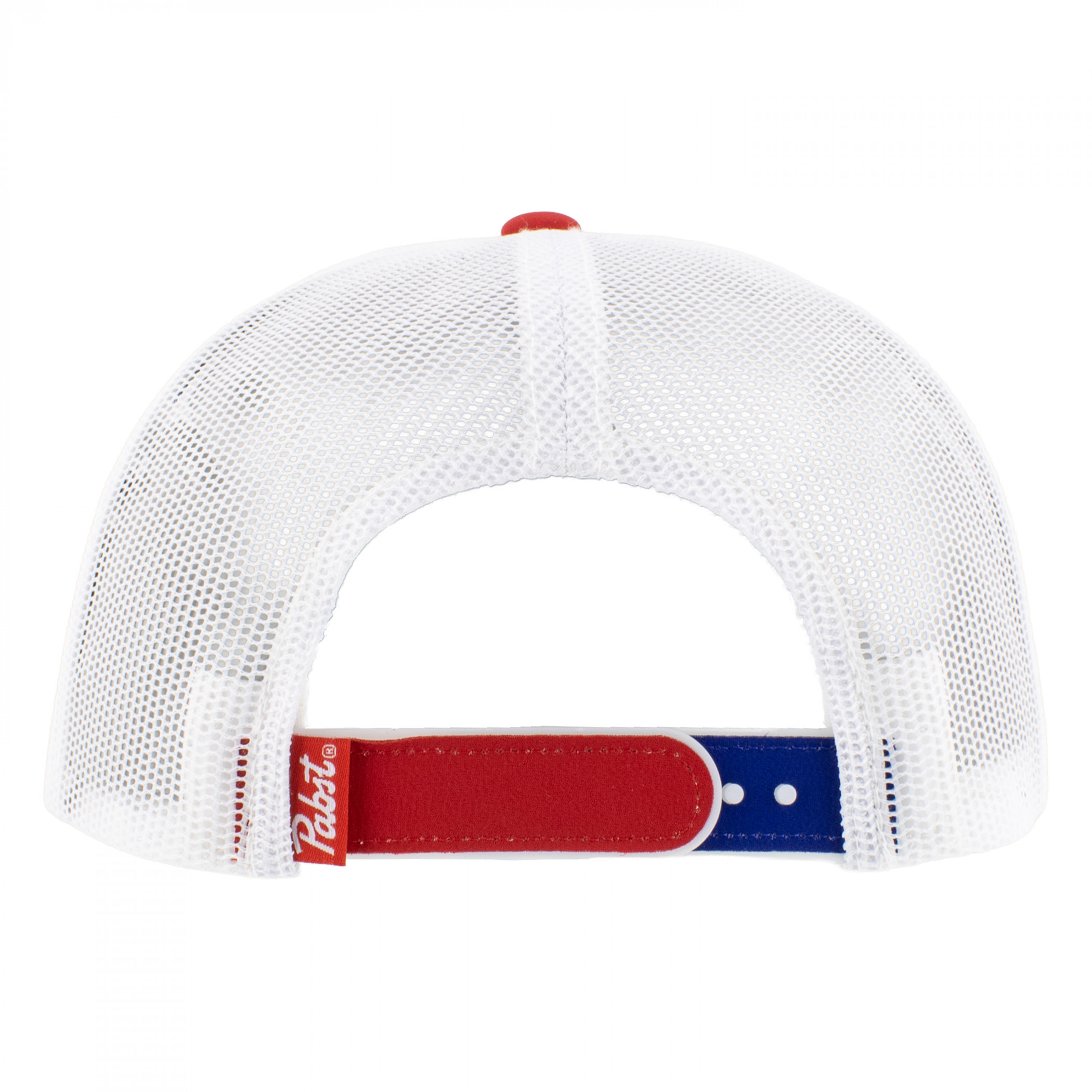 Pabst Blue Ribbon Embroidered Red & White Hat