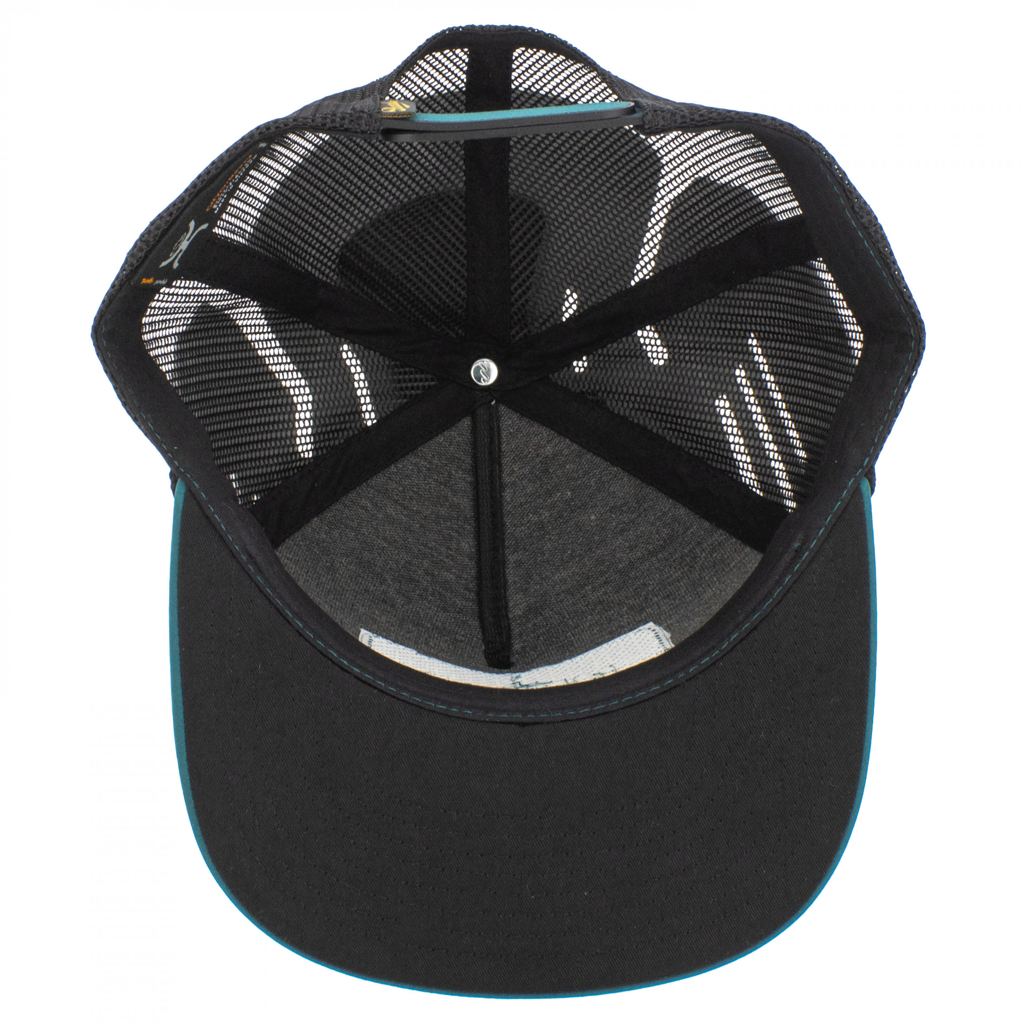 Pearl Beer 5-Panel Teal Trucker Hat with Patch Logo