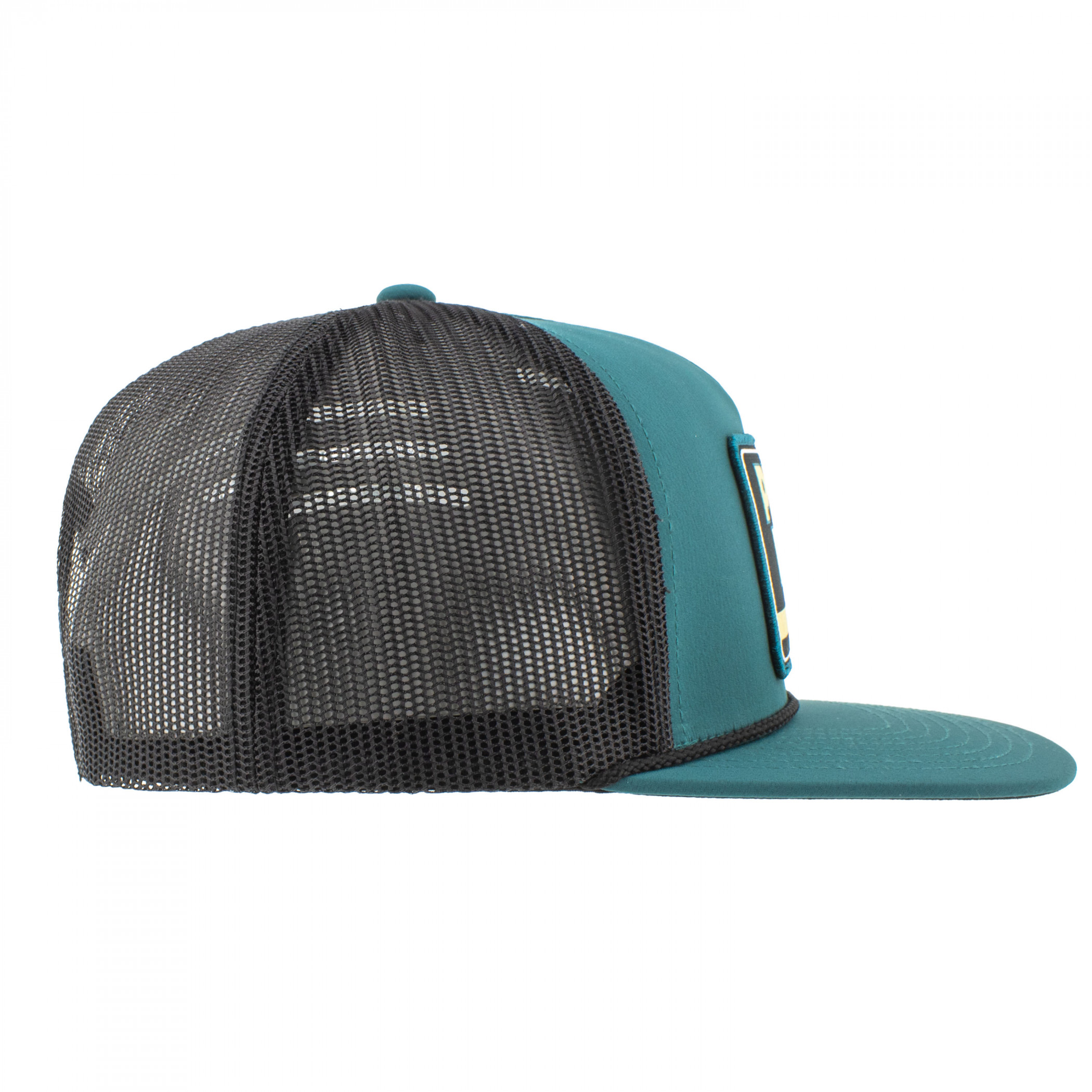 Pearl Beer 5-Panel Teal Trucker Hat with Patch Logo