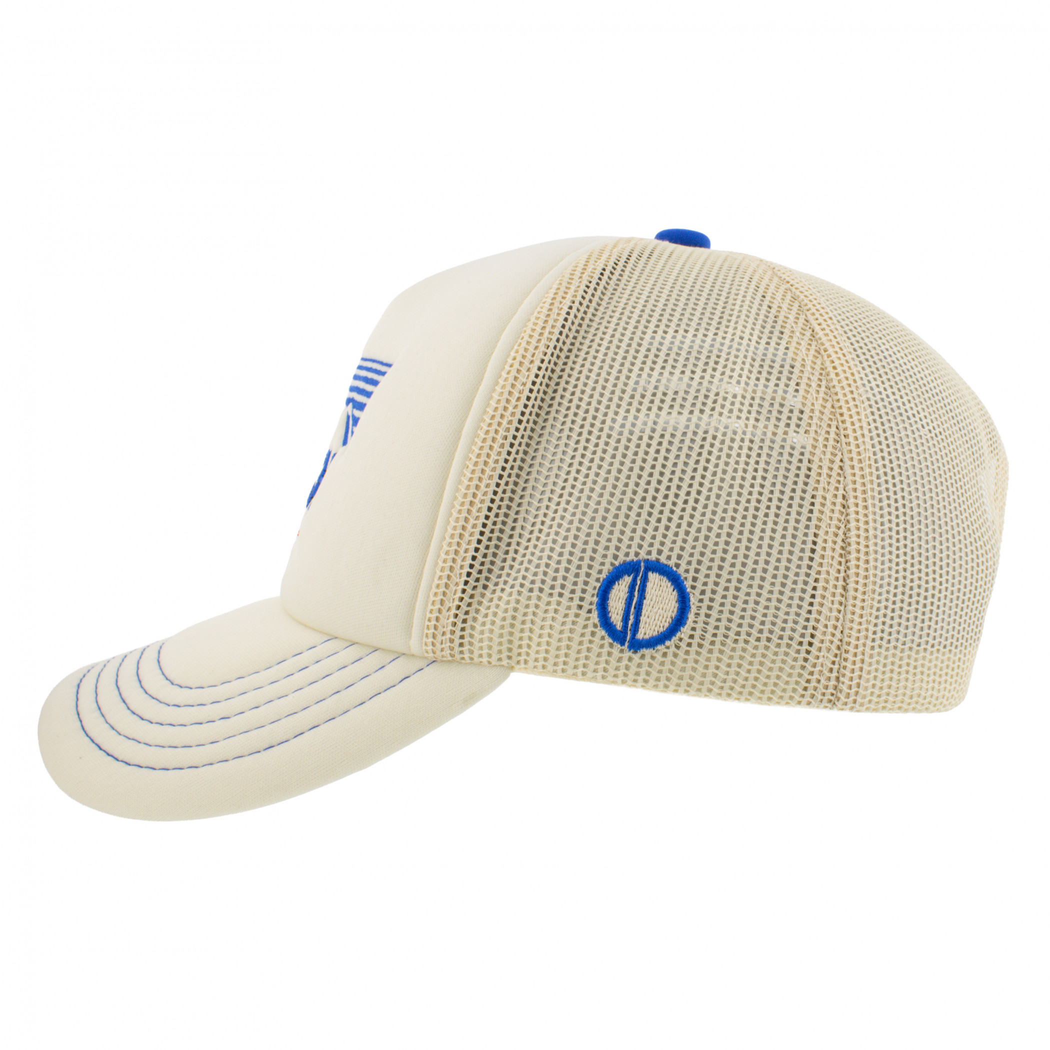 Busch Light Retro White Snapback Mesh Hat