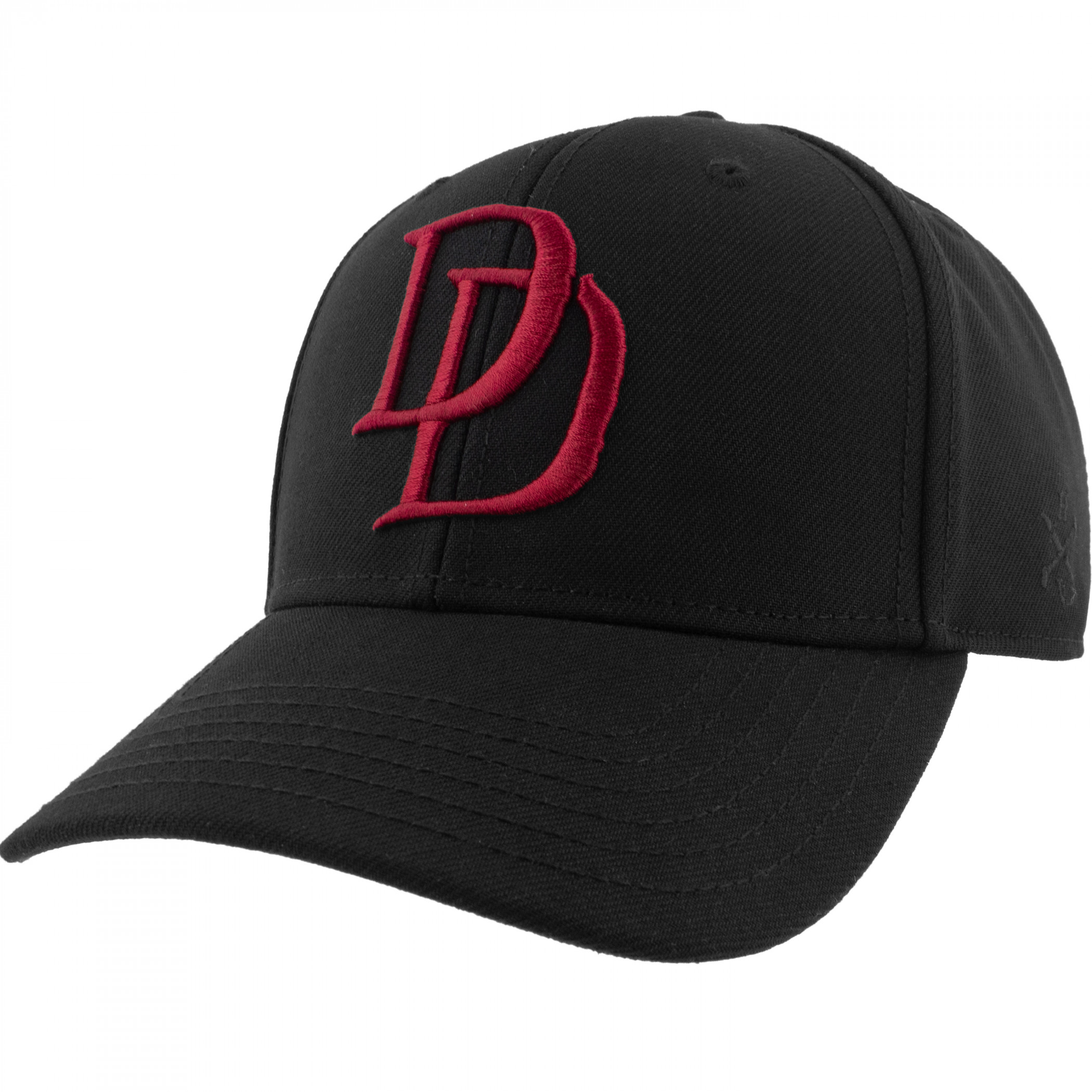 Daredevil Embroidered Icon Snapback Black Hat, Black