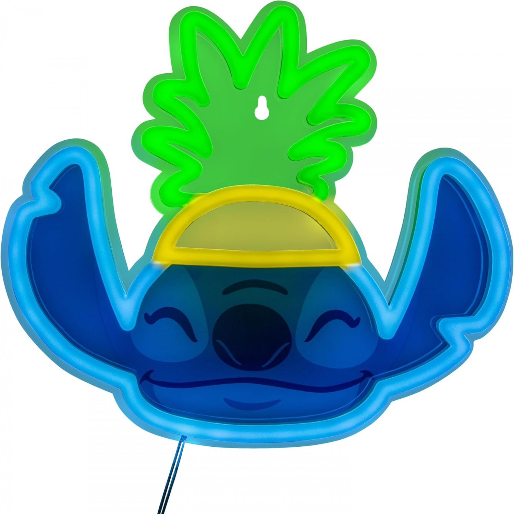Lilo & Stitch Pineapple LED Neon Mountable Light, Multi-Color