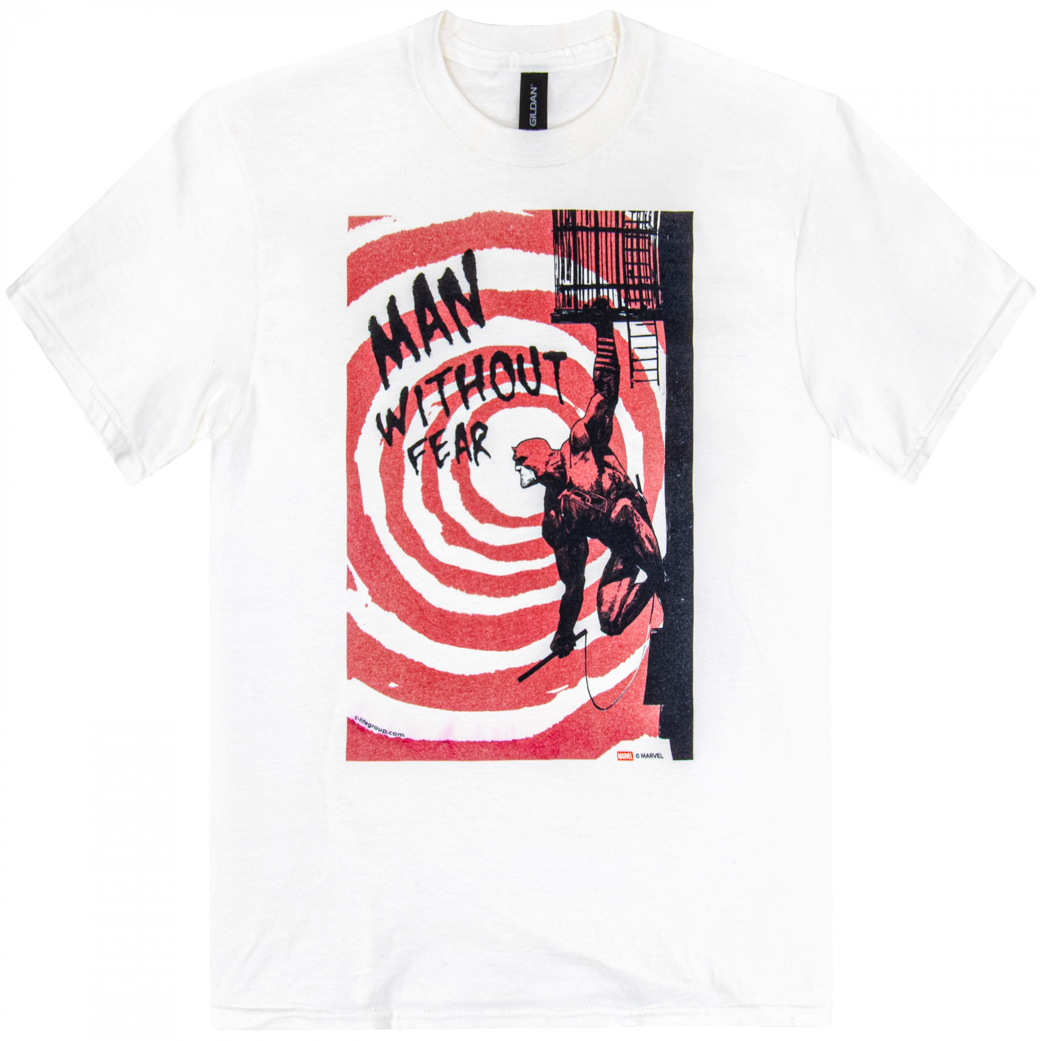 Daredevil Man Without Fear White T-Shirt, White