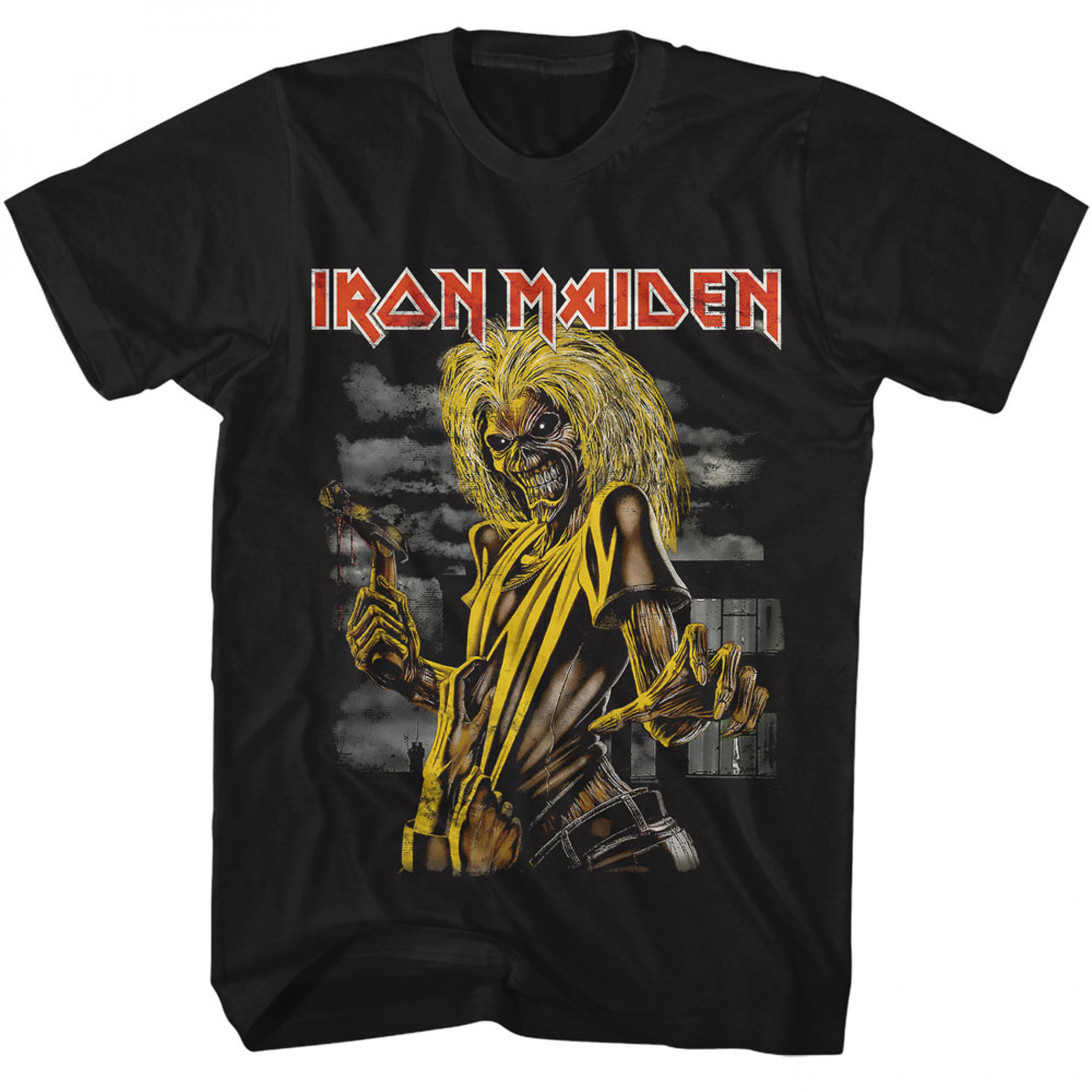 Iron Maiden Killers Album Cover Black T-Shirt