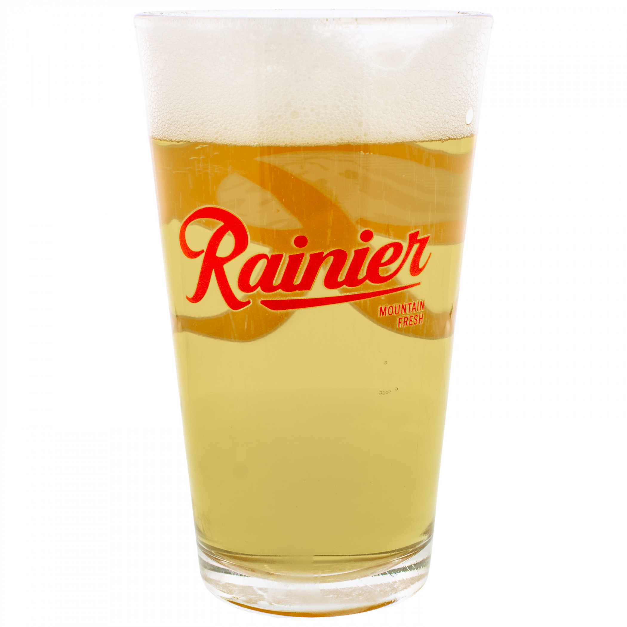 Rainier Beer Classic Logo Pint Glass