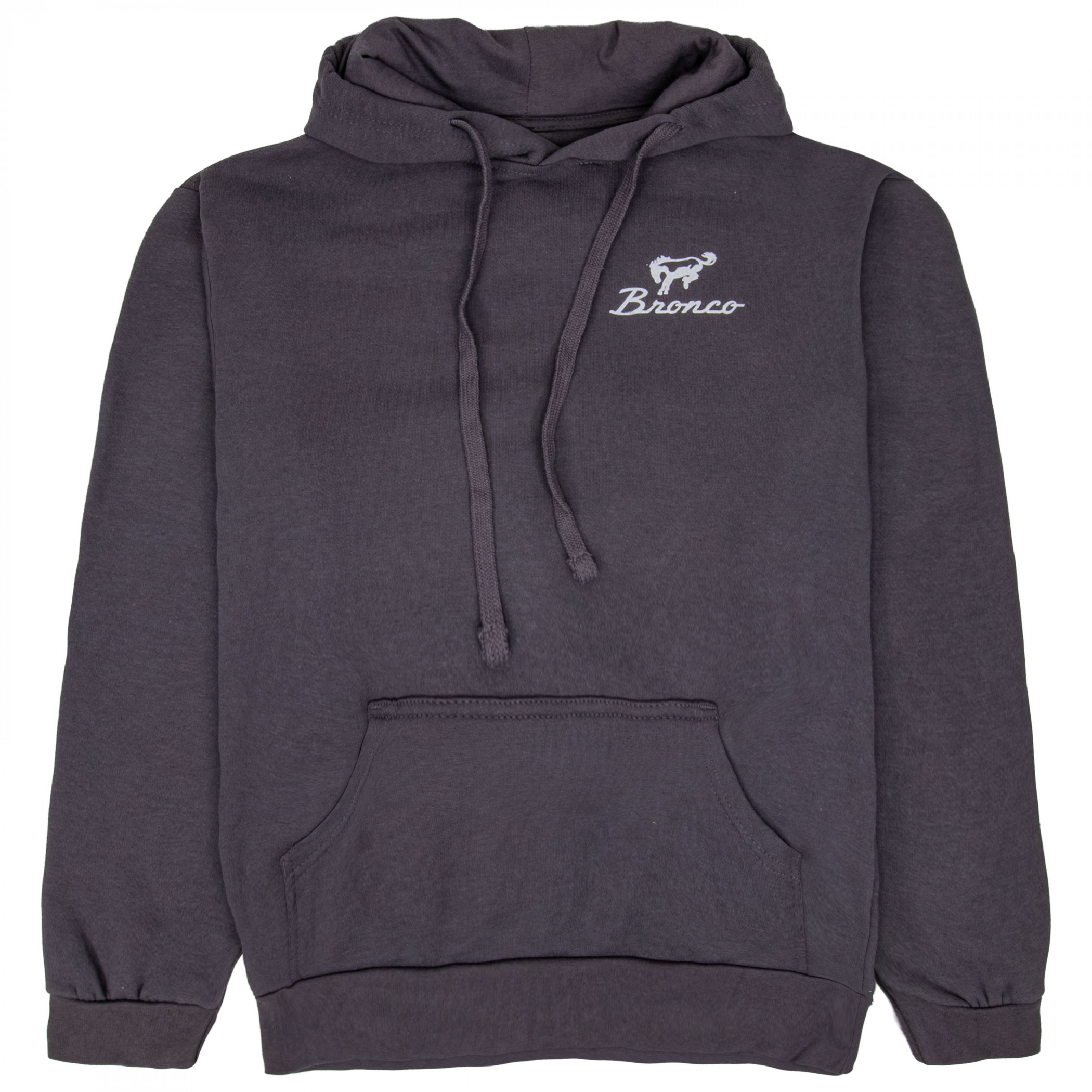 Ford Bronco One Wild Horse Front and Back Print Pull-Over Hoodie