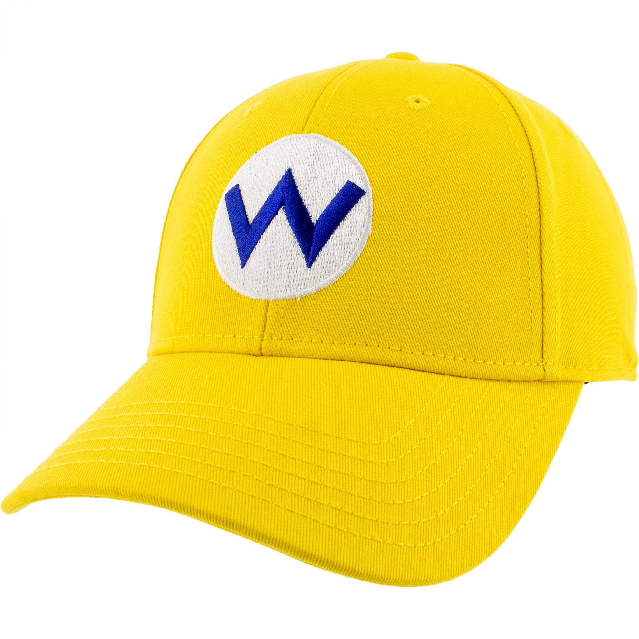Super Mario Bros. Wario Embroidered Cotton Hat, Yellow