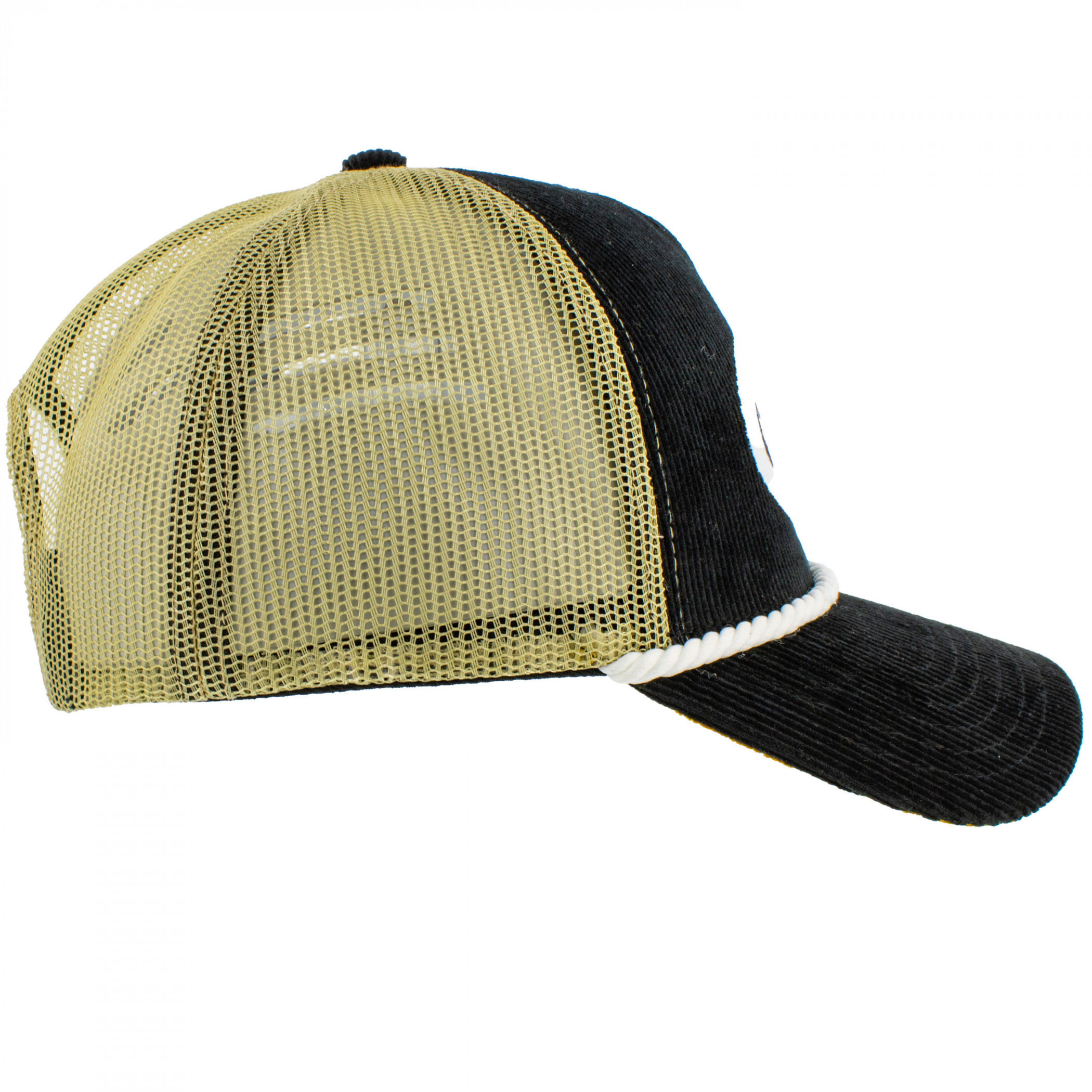 Corona Extra Black Corduroy Snapback Trucker Hat