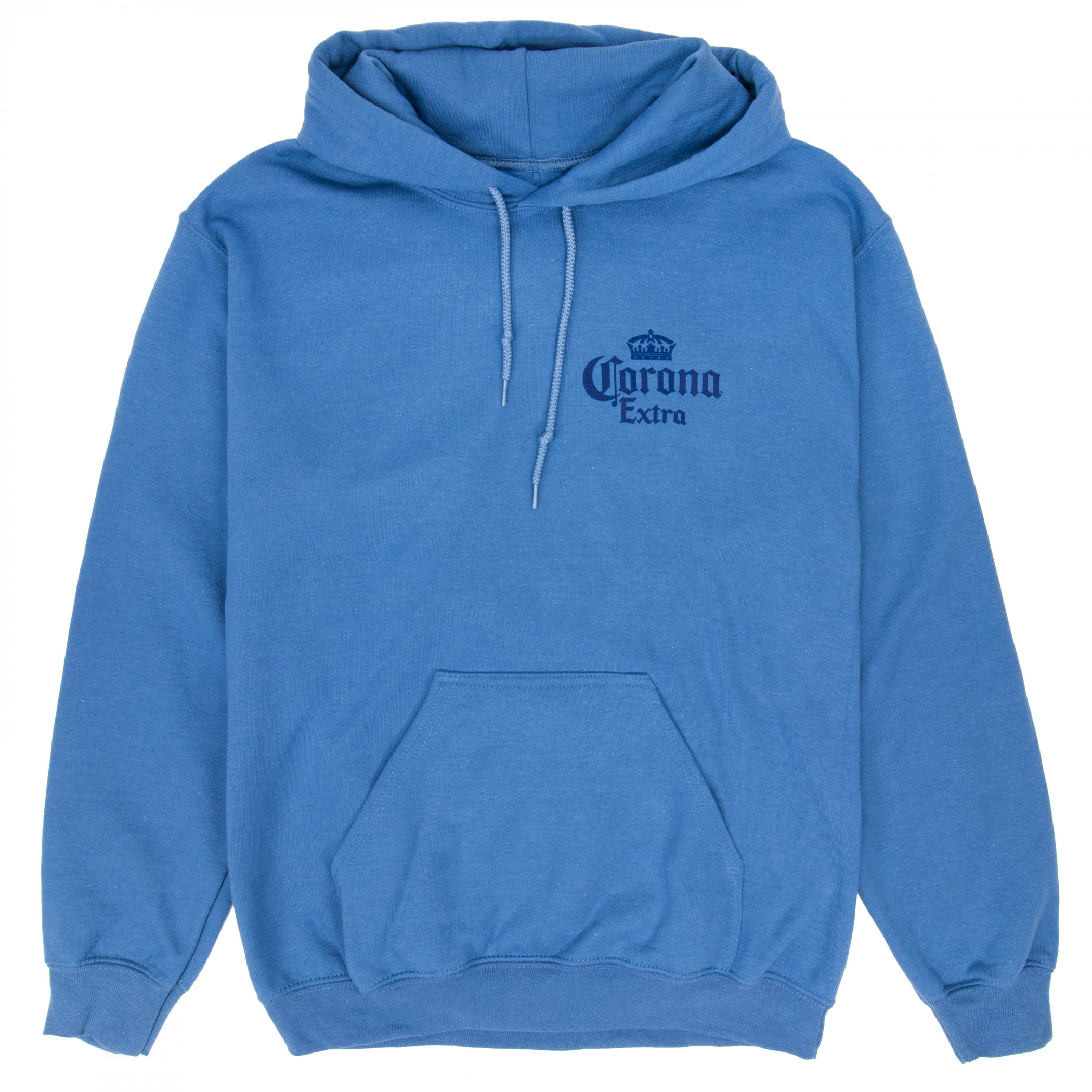 Corona Extra Beach Palm Front and Back Print Pullover Hoodie