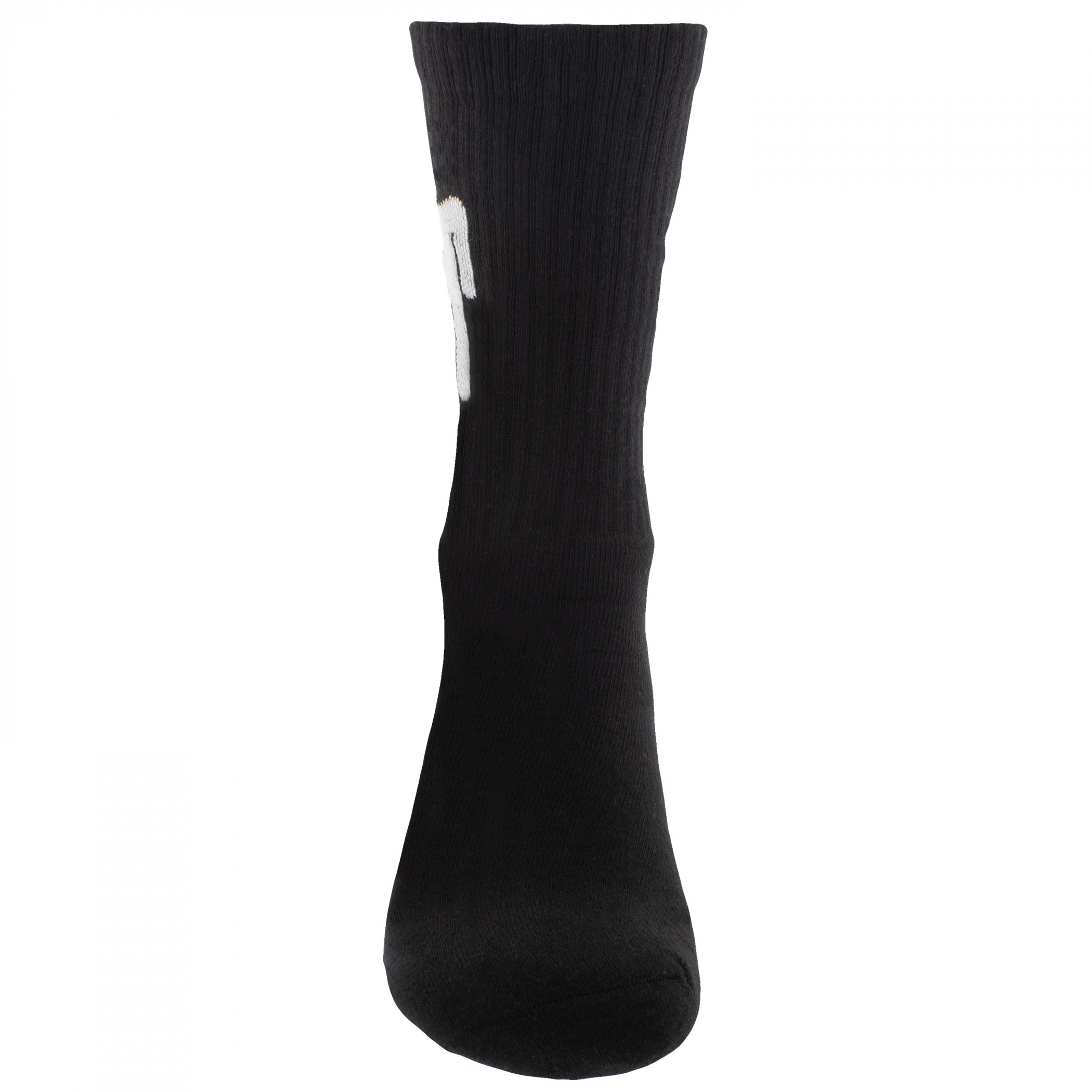 Billie Eilish White Blohsh on Black Terry Socks