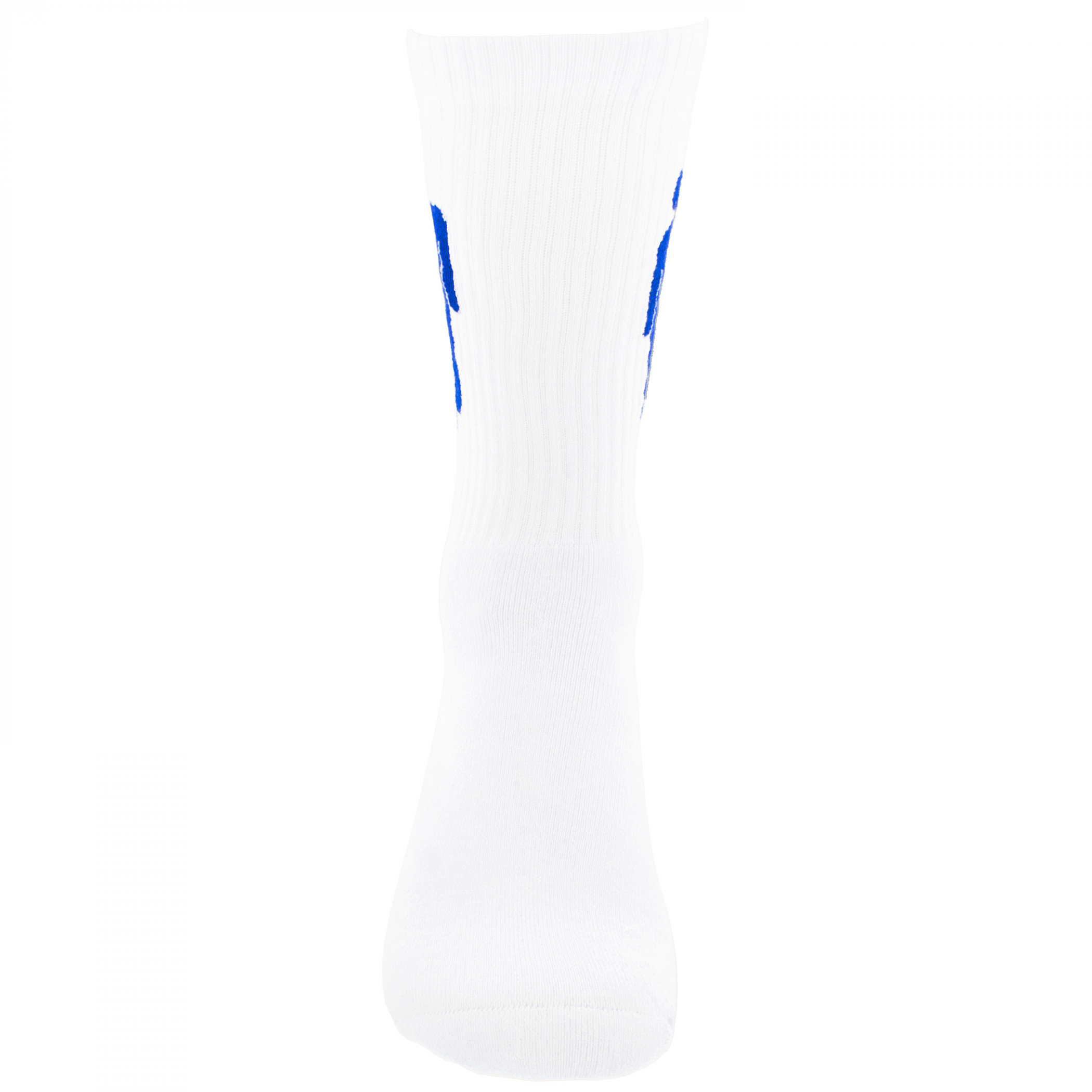 Billie Eilish Blue Blohsh on White Terry Socks