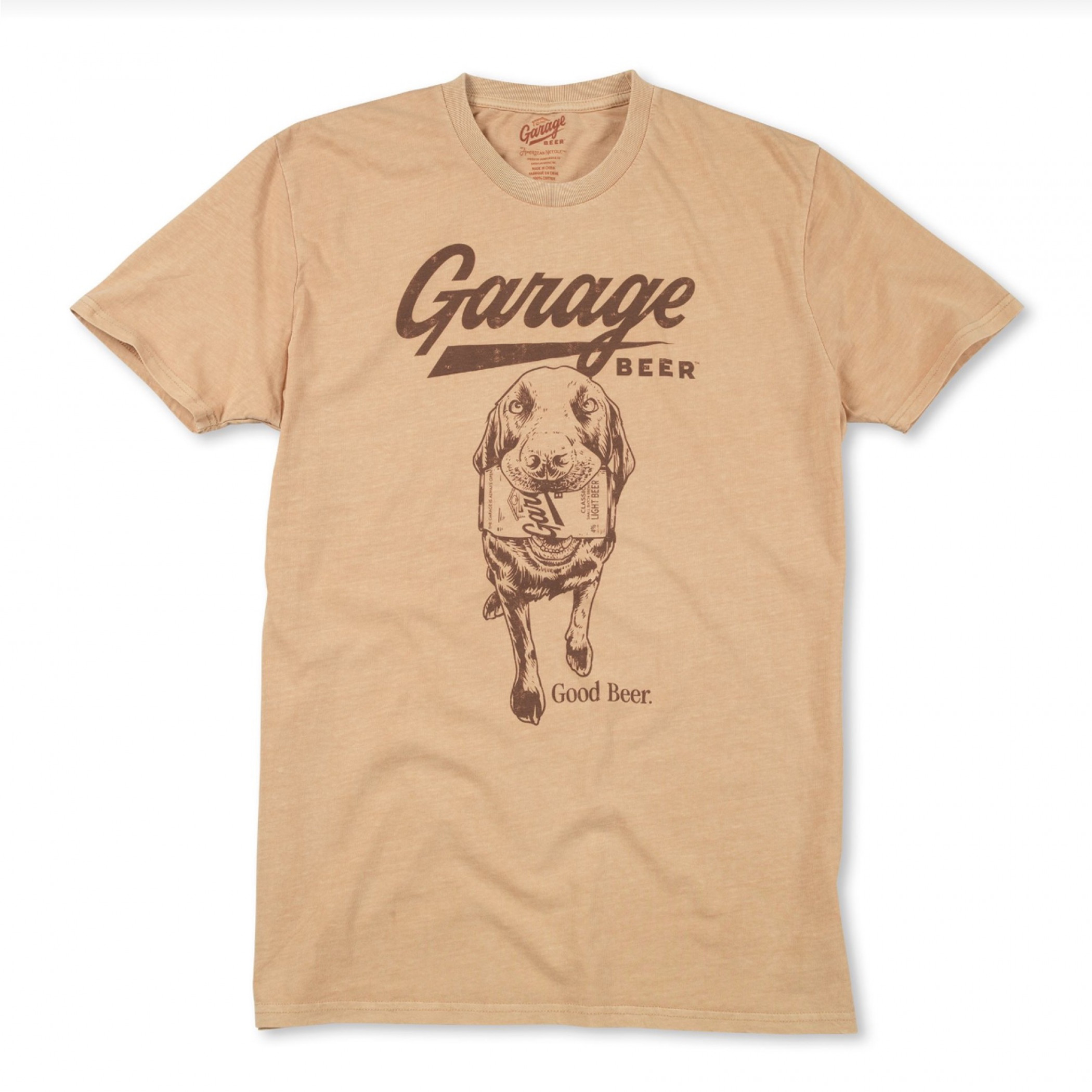 Garage Beer Good Beer Golden Tan T-Shirt