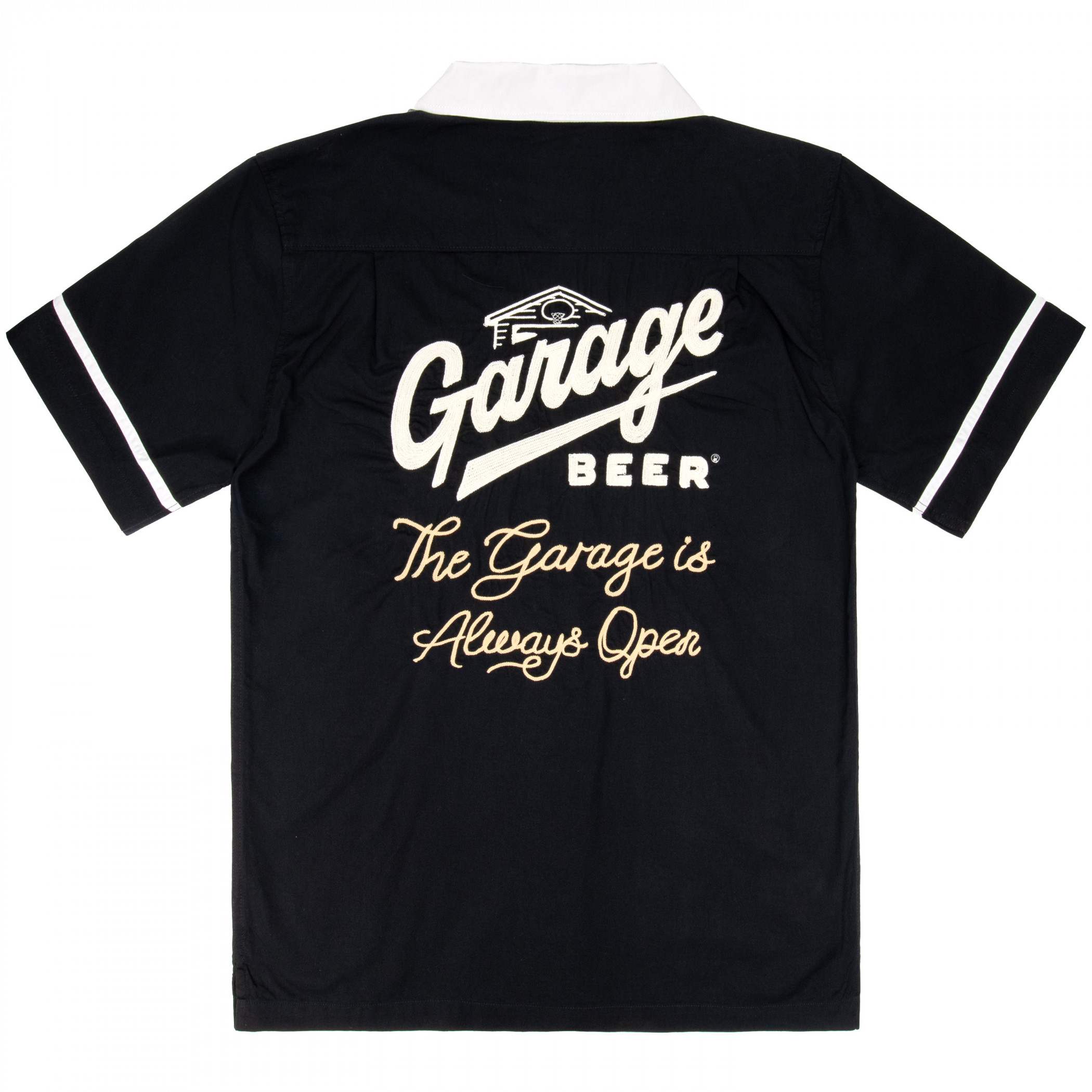 Garage Beer Always Open with Wrench Bowling Jacket