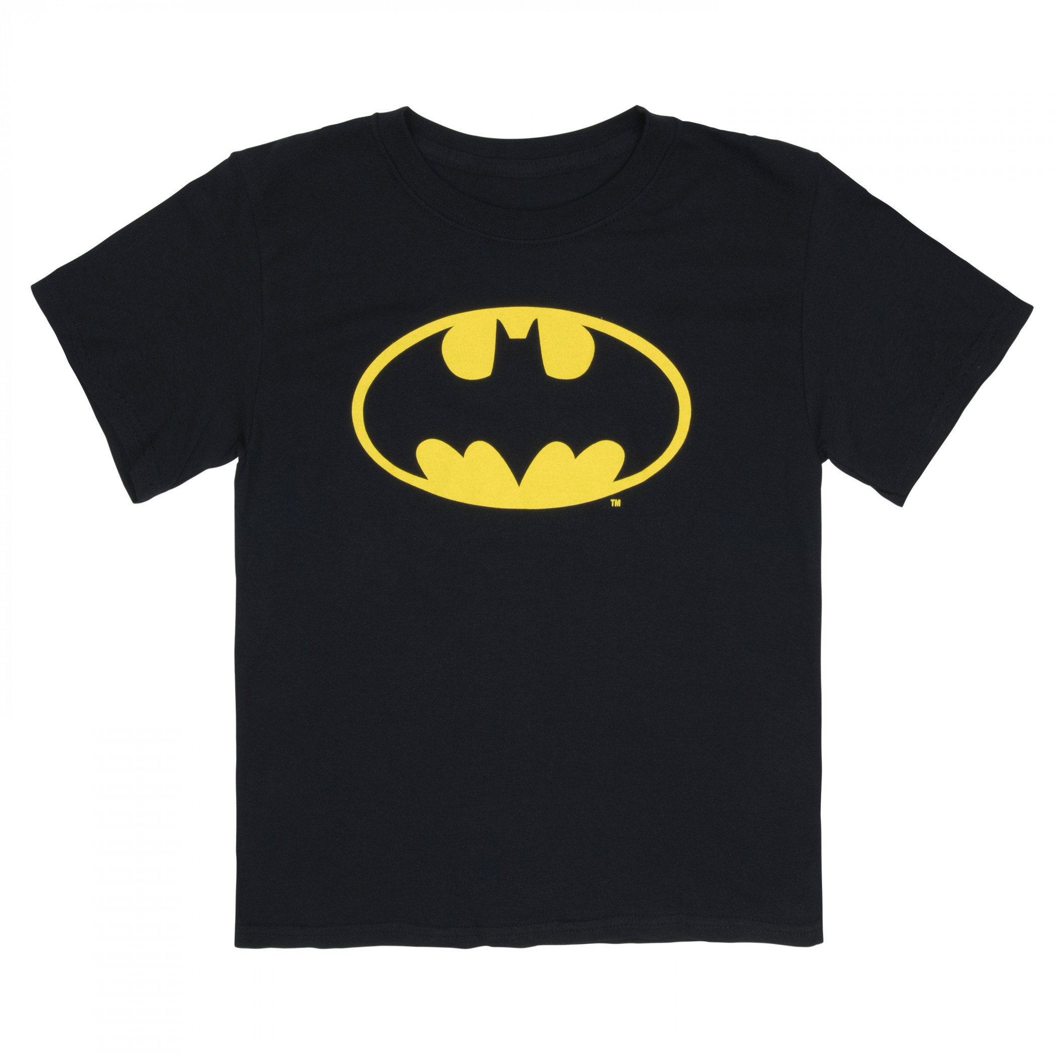 Batman Symbol Toddler T-Shirt, Black