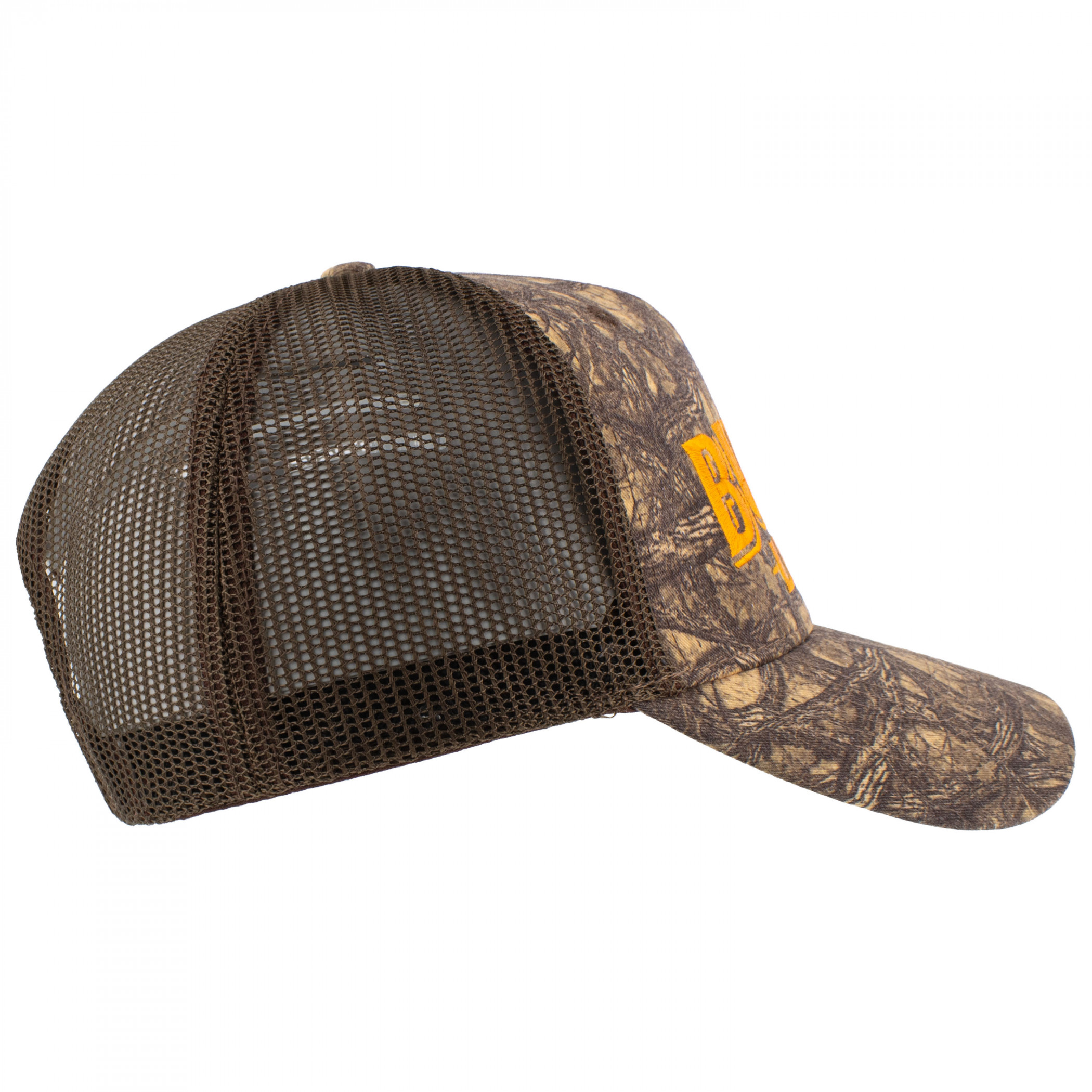 Busch Light Embroidered Yellow Logo on Camo Snapback Cotton Hat