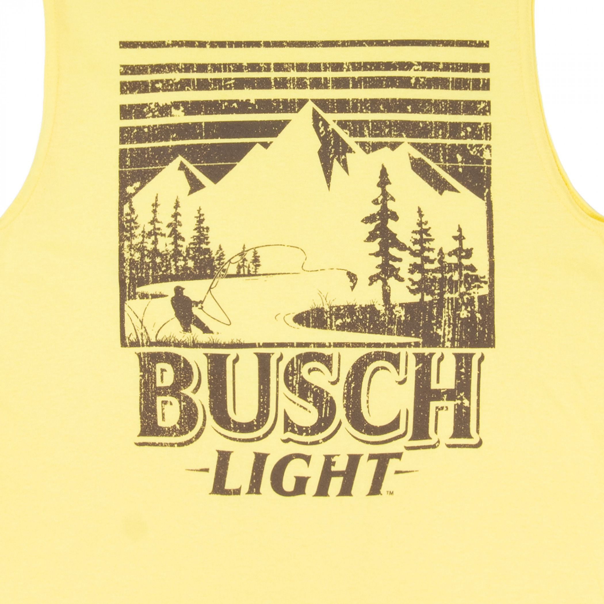 Busch Light Fishing Landscape Sleeveless Muscle Tank