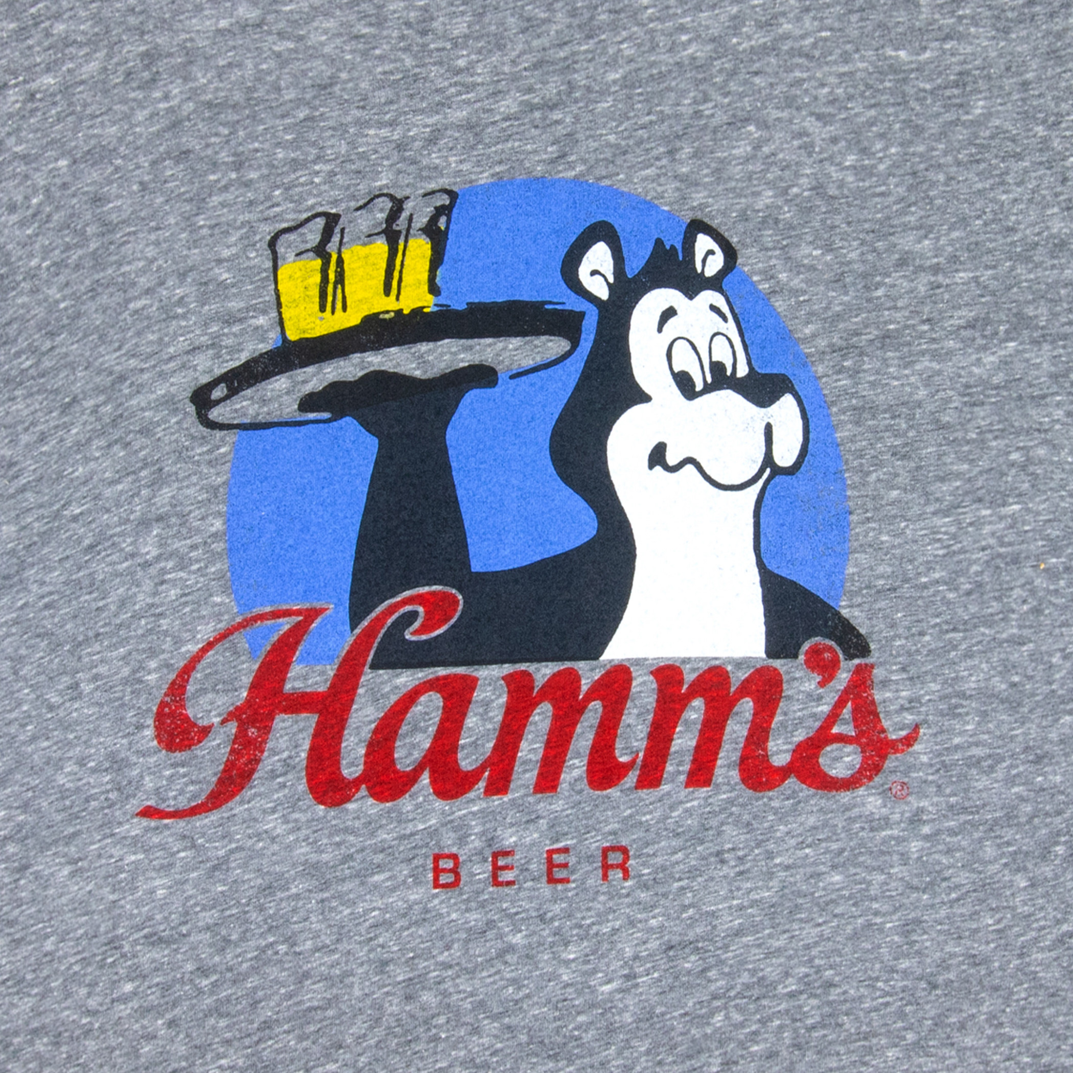 Hamm's Beer Bear with Beer Tray Retro T-Shirt