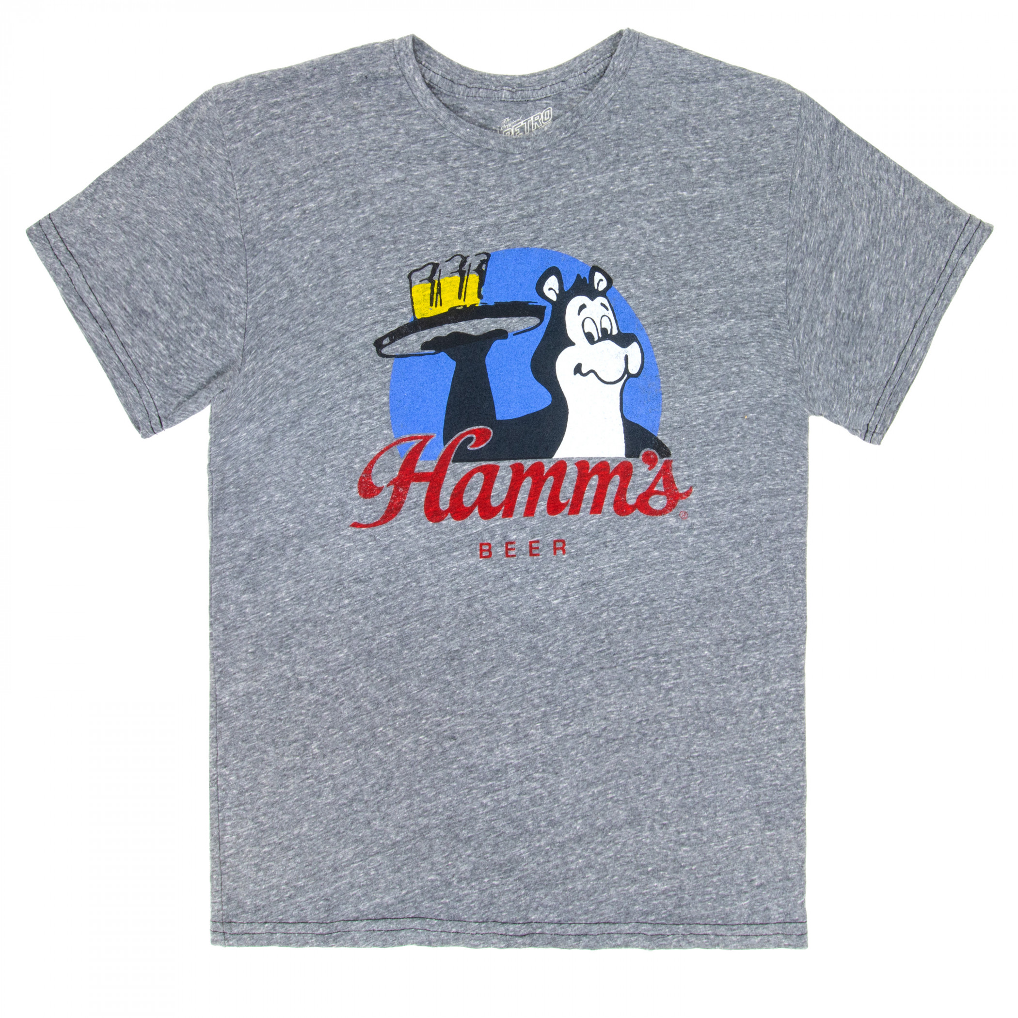 Hamm's Beer Bear with Beer Tray Retro T-Shirt