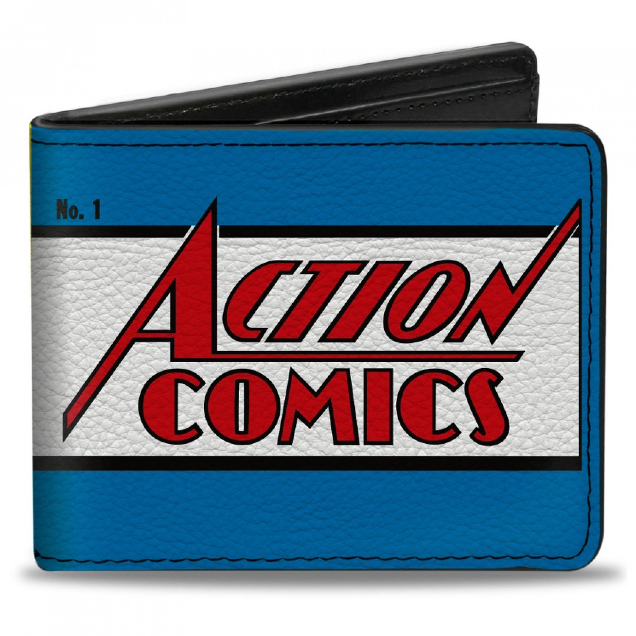Superman Action Comics #1 Comic Book Cover Bi Fold Wallet, Multi-Color