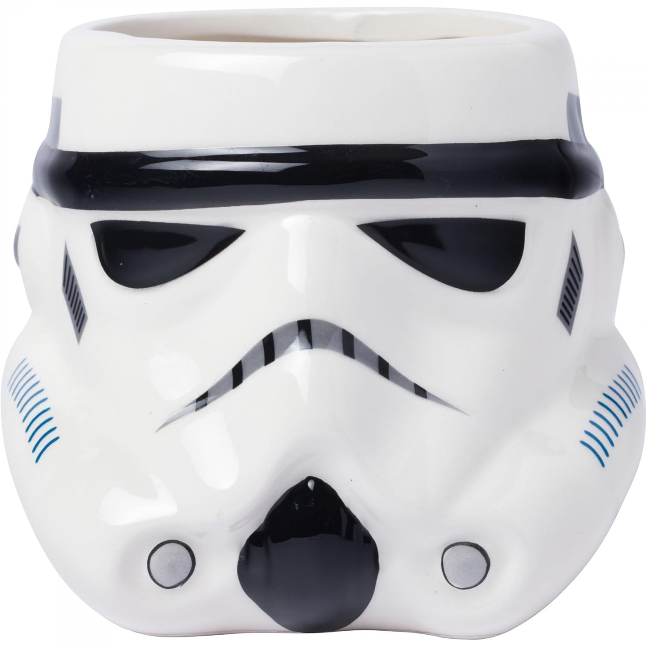 Star Wars Stormtrooper Big Face 20oz 3D Sculpted Ceramic Mug, White