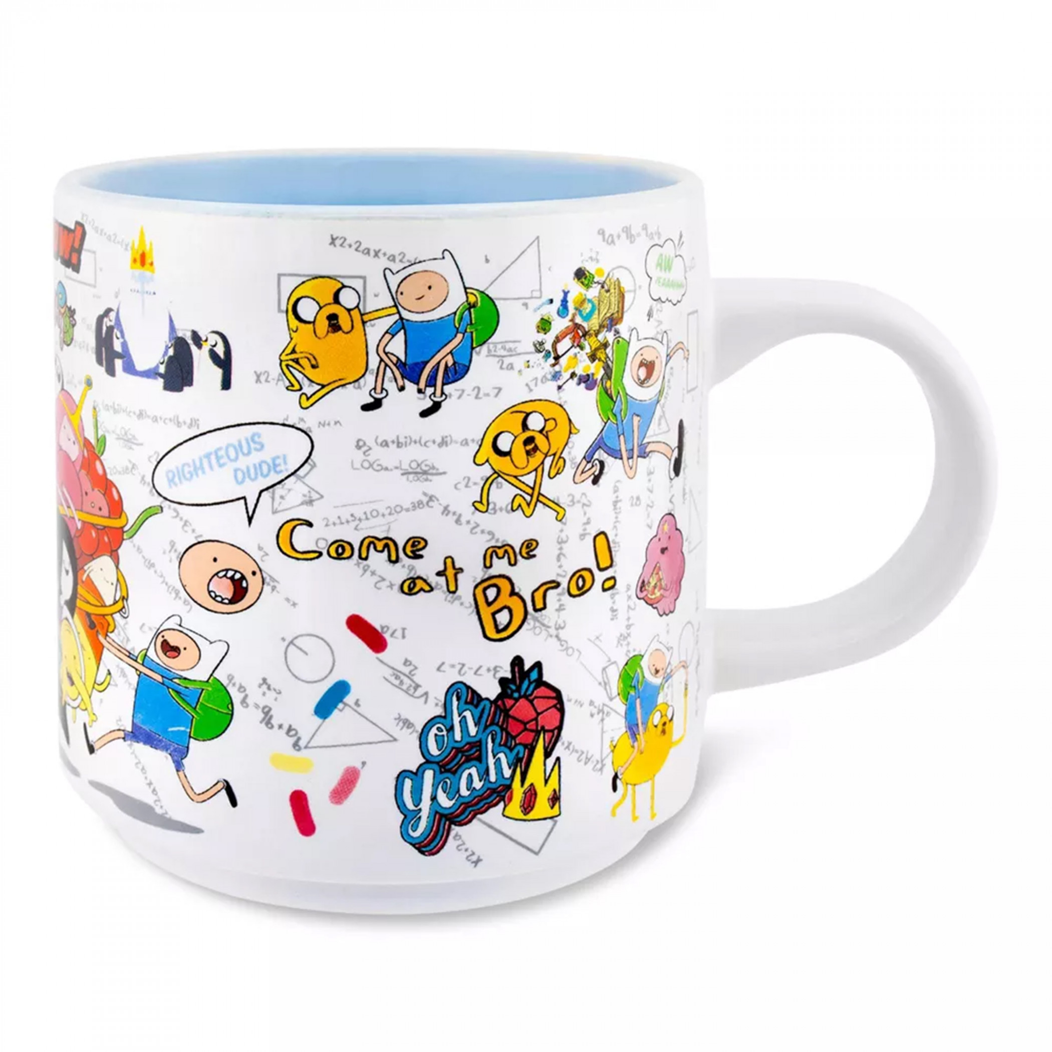 Adventure Time Character Doodles 13oz Stackable Mug, White