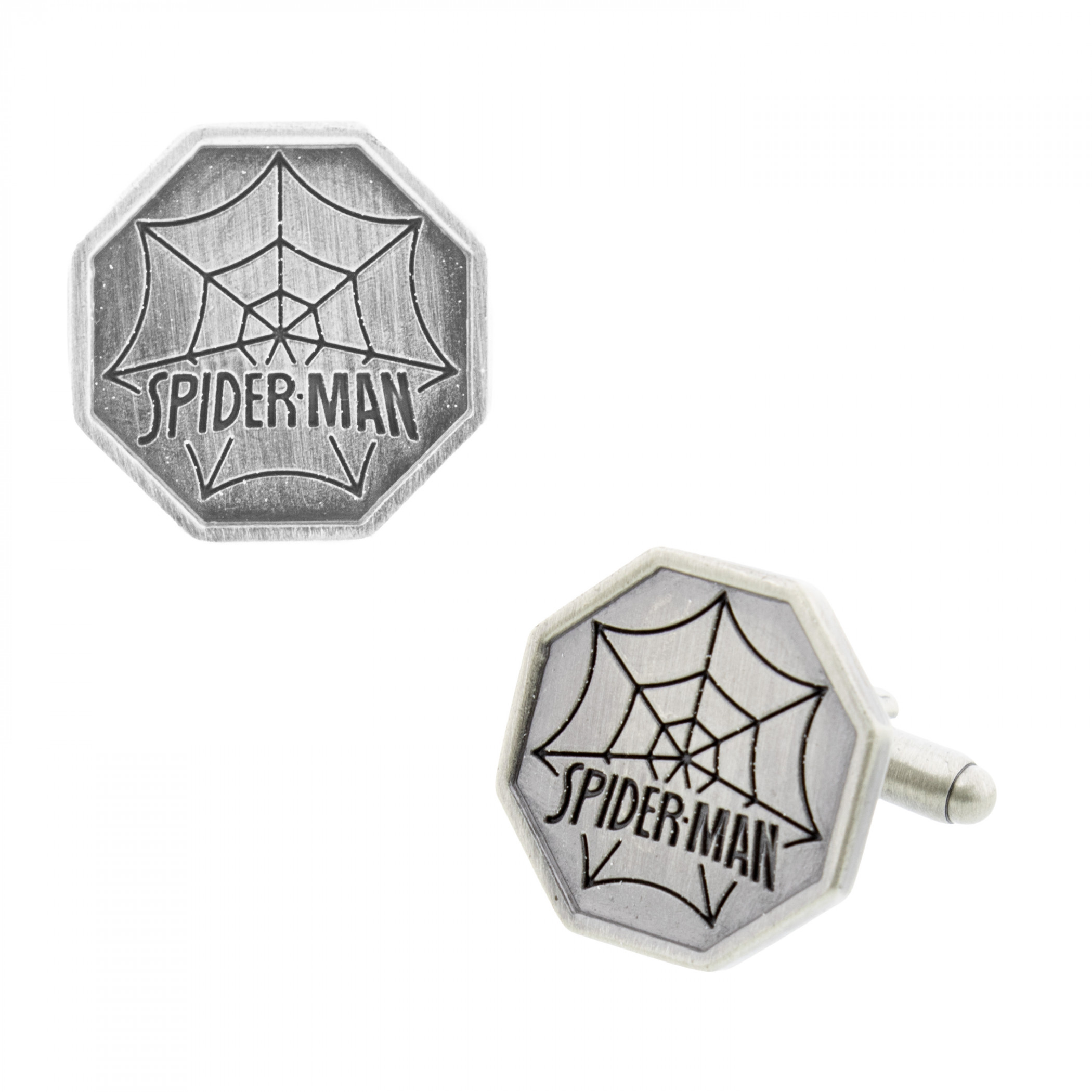 Spider-Man Written Cufflinks, Red