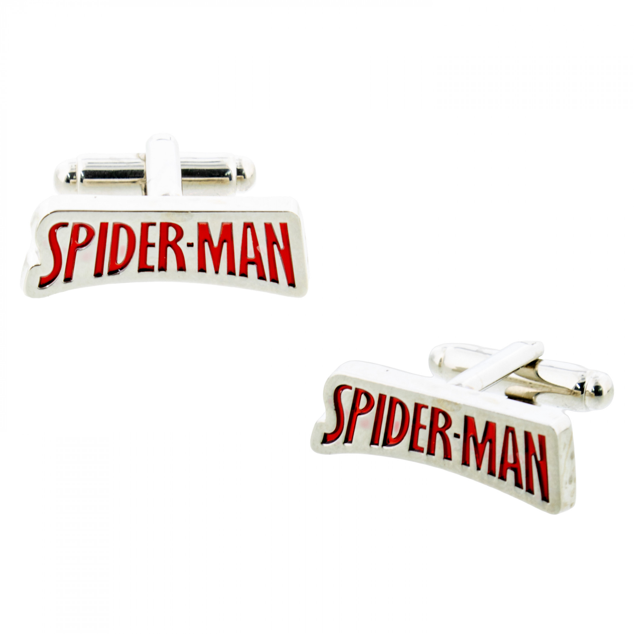 Spider-Man Silver Web Cufflinks, Silver