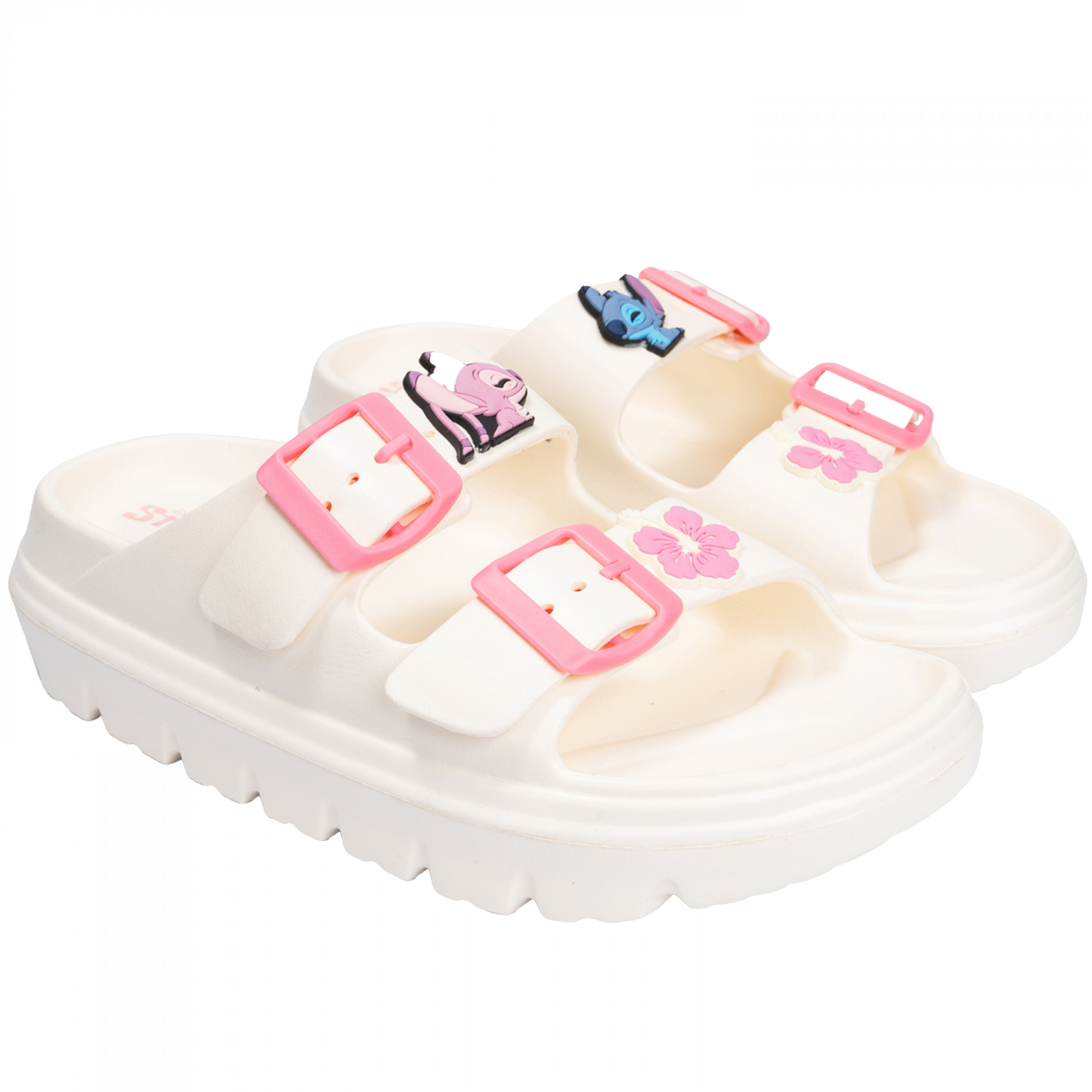 Lilo and Stitch – Stitch and Angel Women’s Strap Sandals Yellow