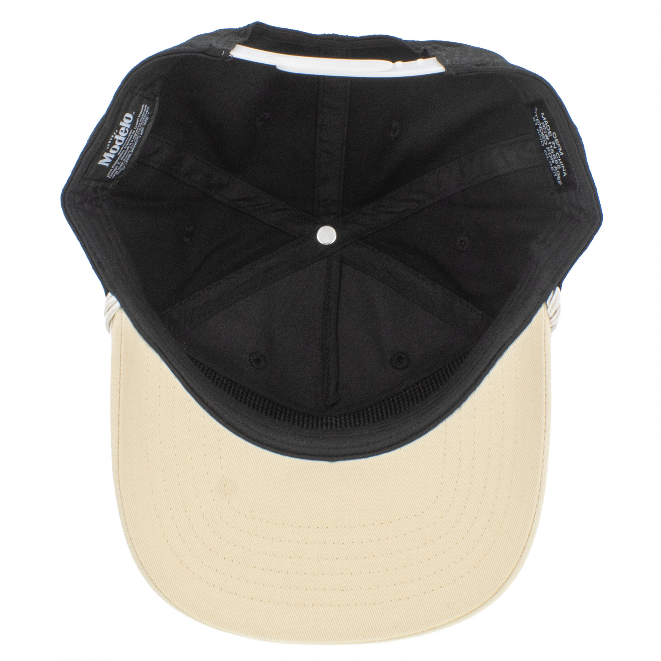 Modelo Embroidered Logo Grandpa Snapback Hat with Rope