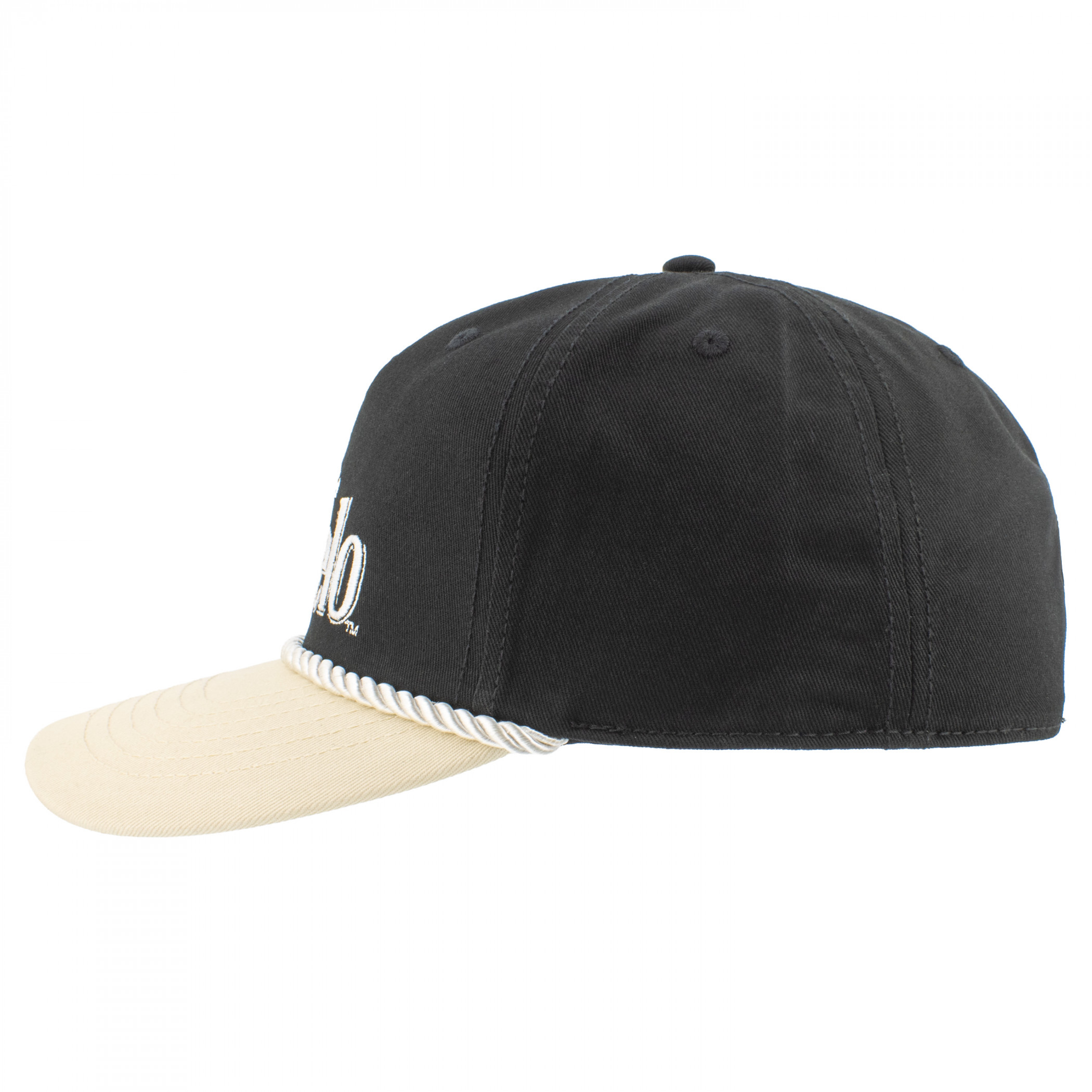 Modelo Embroidered Logo Grandpa Snapback Hat with Rope