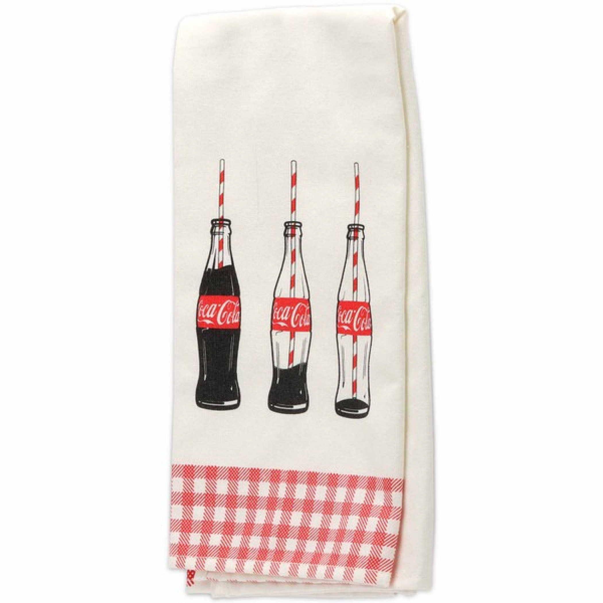 Coca-Cola Gingham Kitchen Towel Set