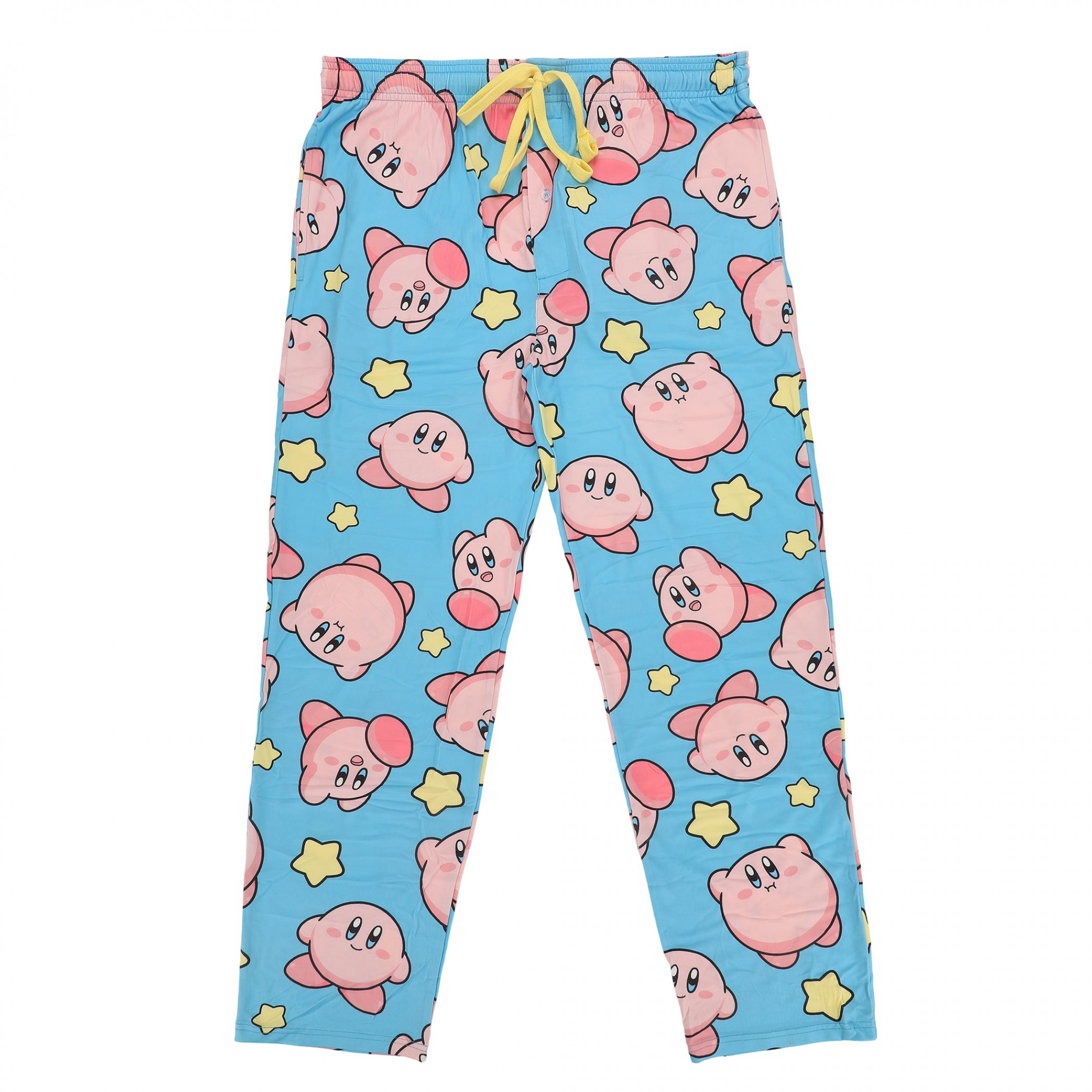 Kirby Star Toss Oversized Print Sleep Pants, Multi-Color