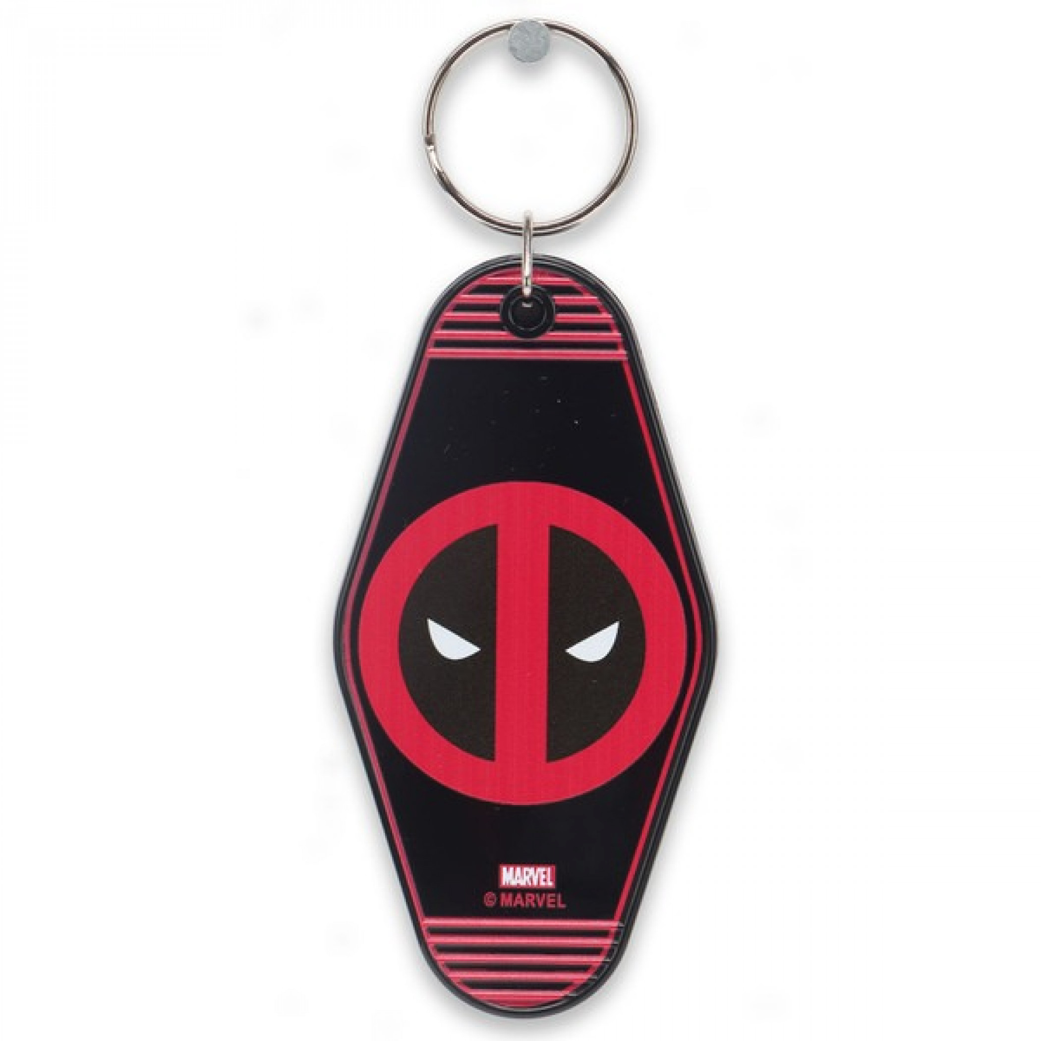 Marvel Deadpool Logo Keychain, Red