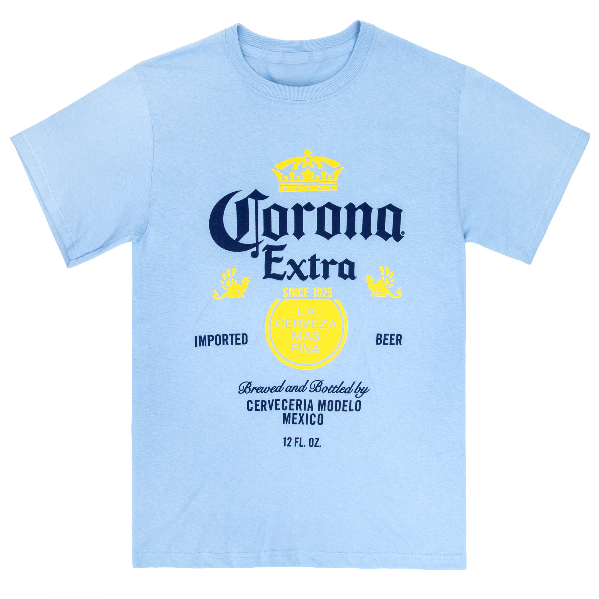 Corona Extra Classic Logo Powder Blue Colorway T-Shirt
