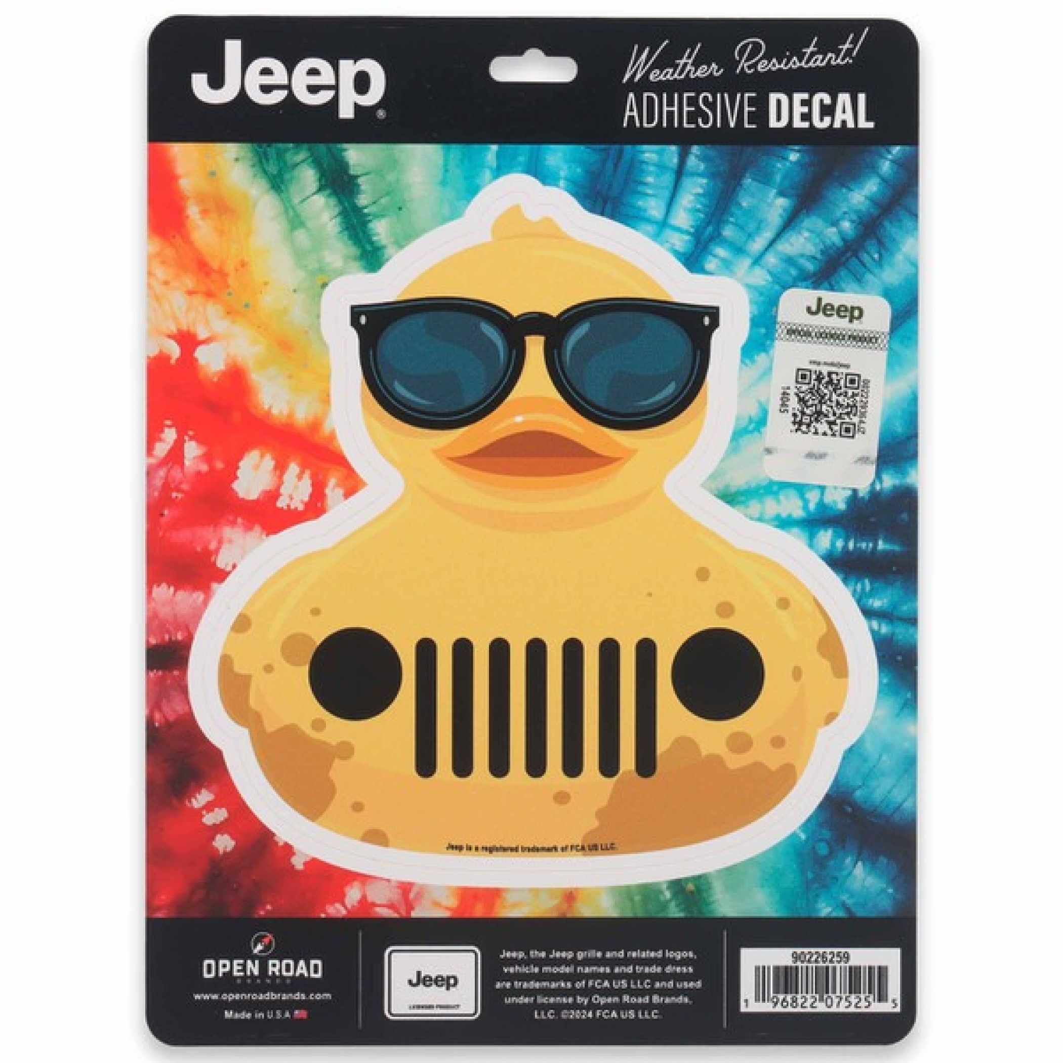 Jeep Grille Rubber Duck Decal