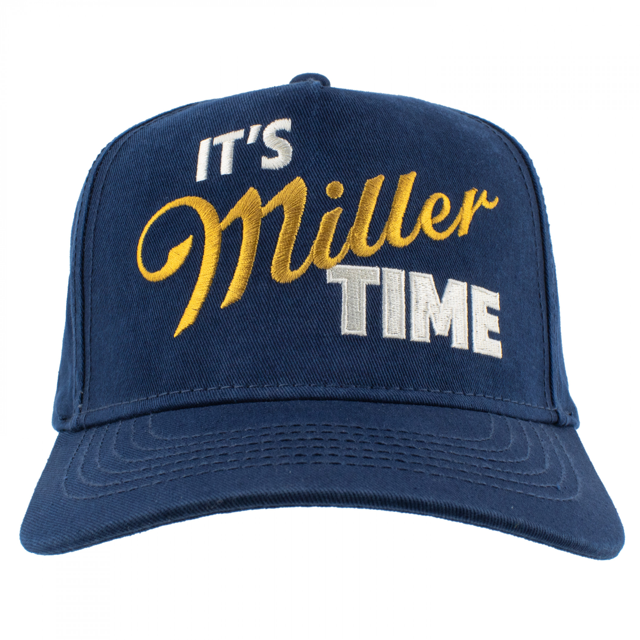 It's Miller Time Embroidered and Washed Cotton Twill Trucker Hat