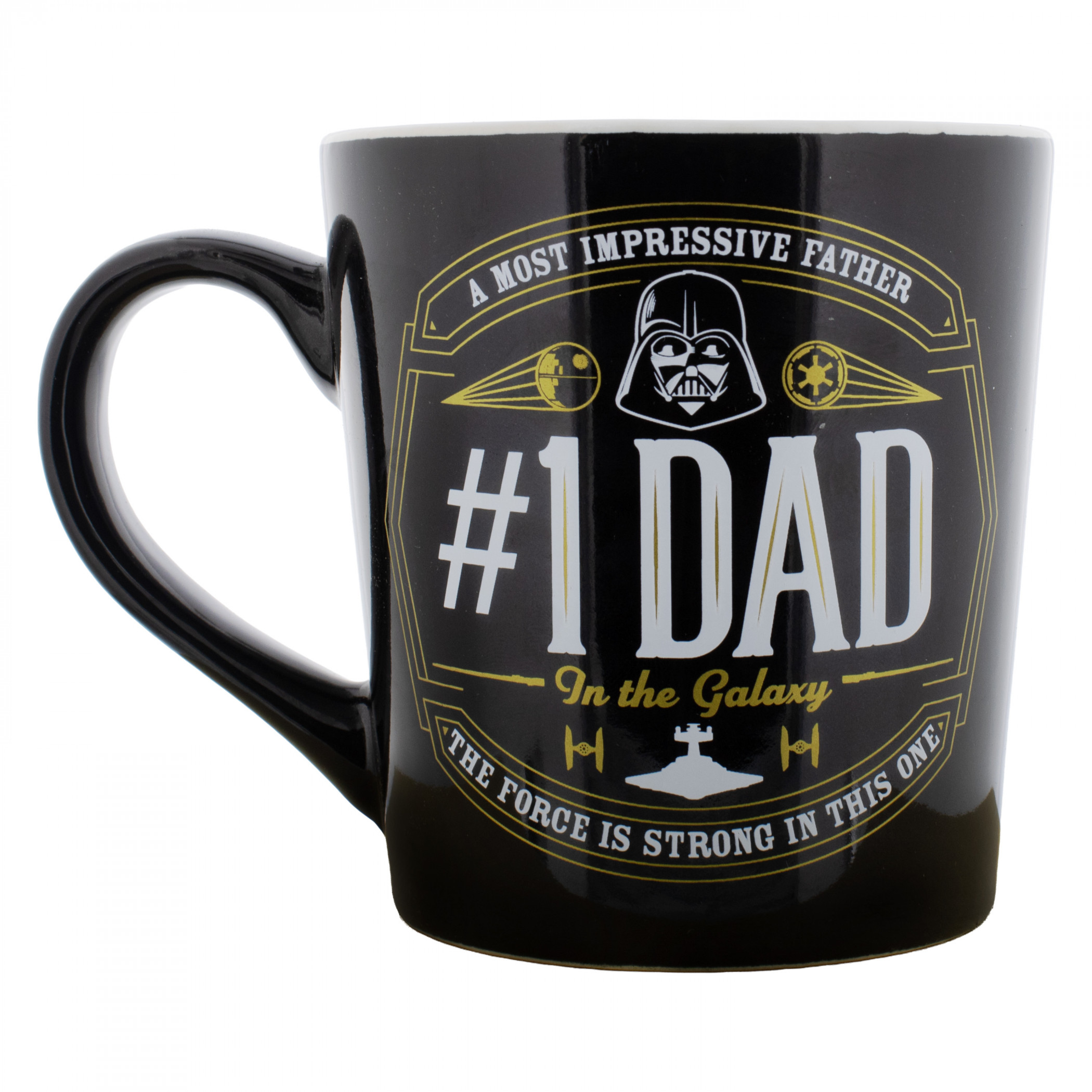 Star Wars Darth Vader Most Impressive #1 Dad 17oz Mug, Black