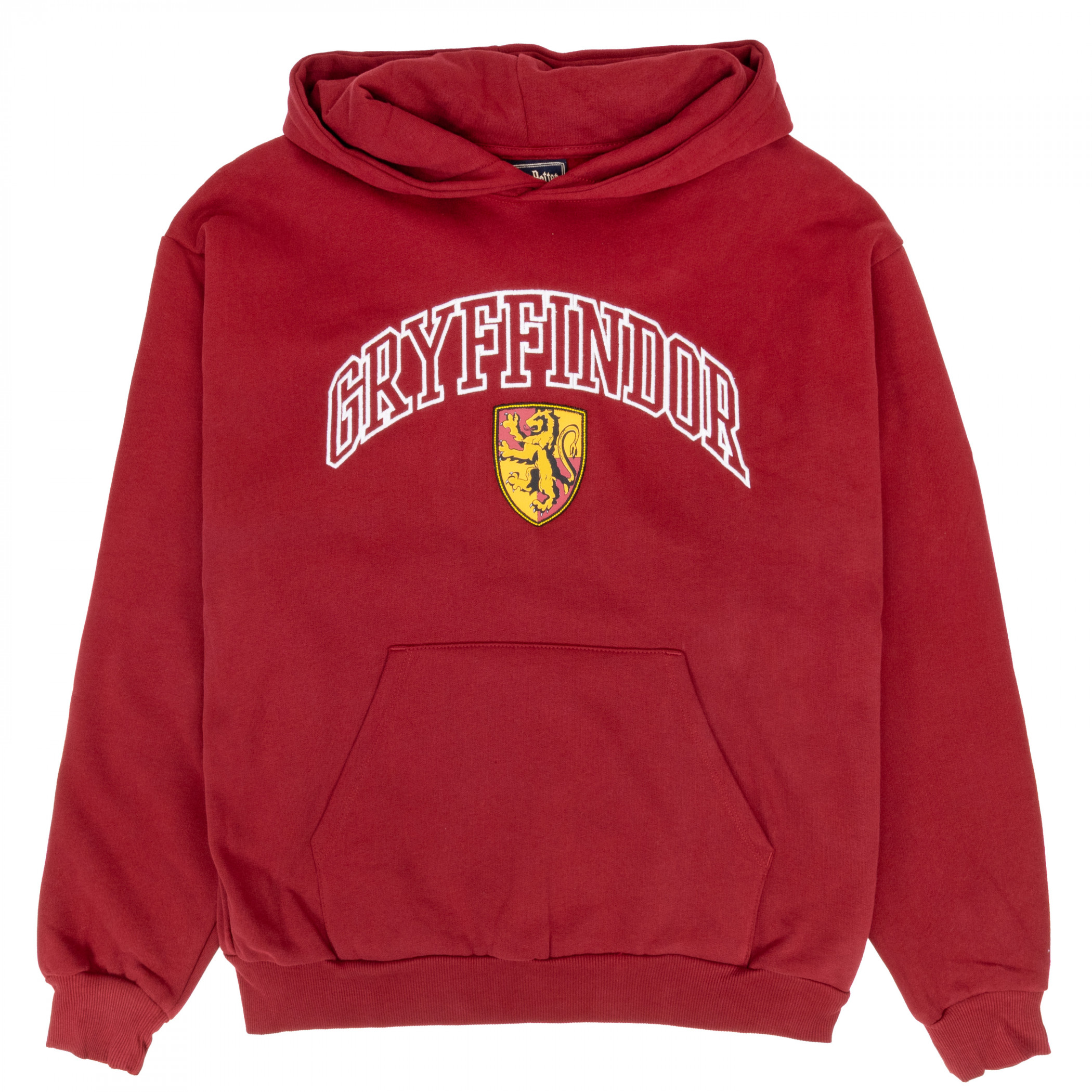 Harry Potter Gryffindor House Embroidered Hoodie, Red