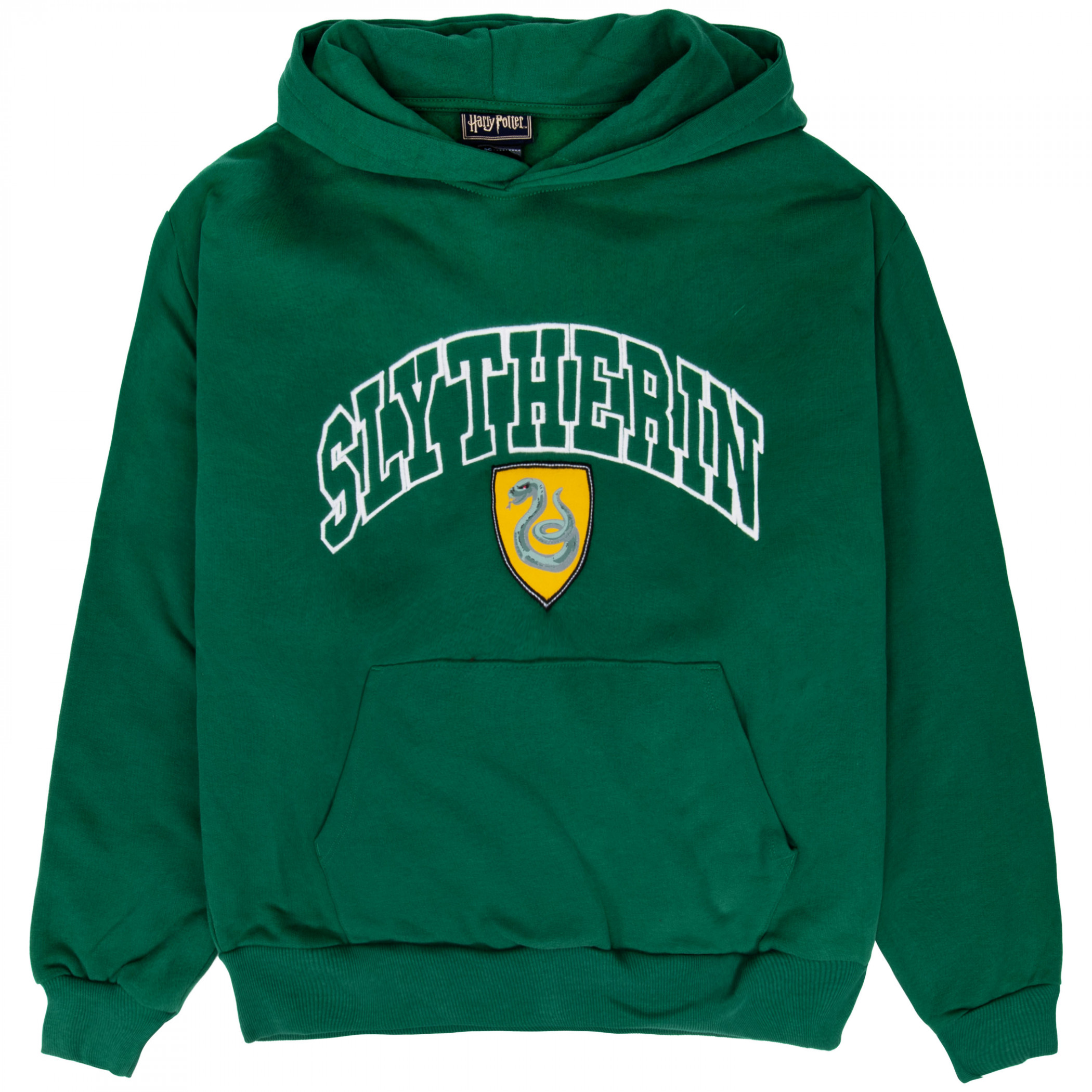 Harry Potter Slytherin House Embroidered Hoodie, Green